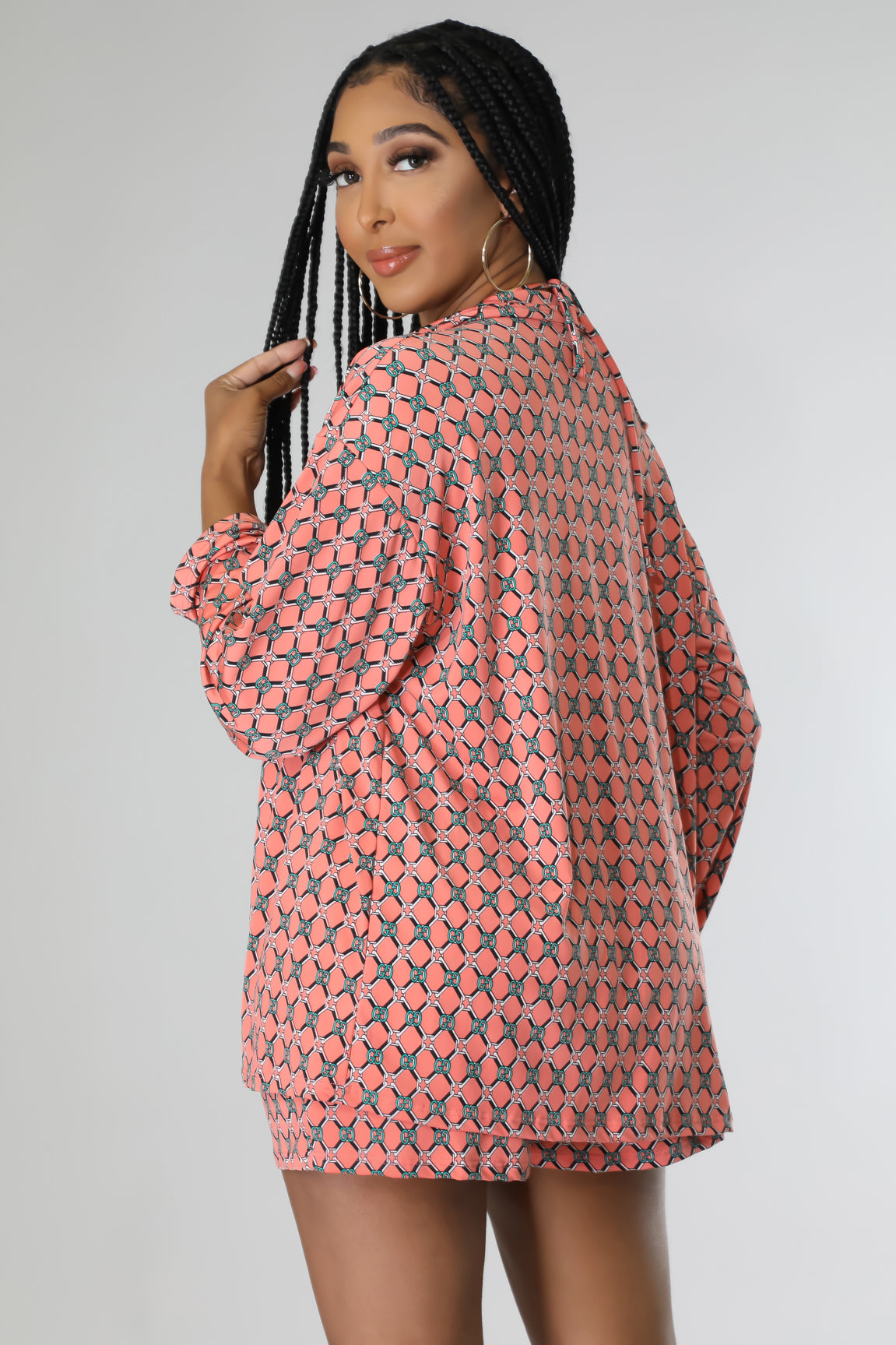 3pc Golden Girl Short Set