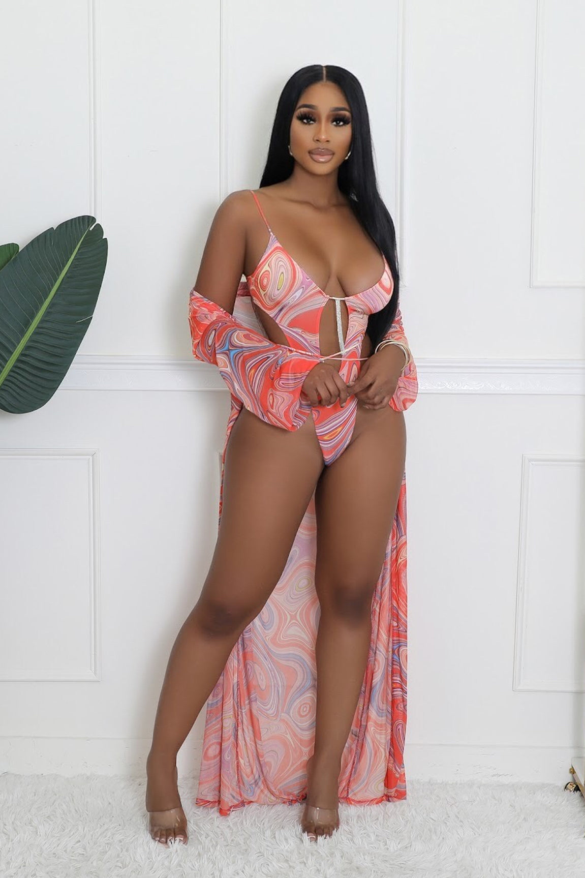 2pc Tropical Trippin' Swim Set