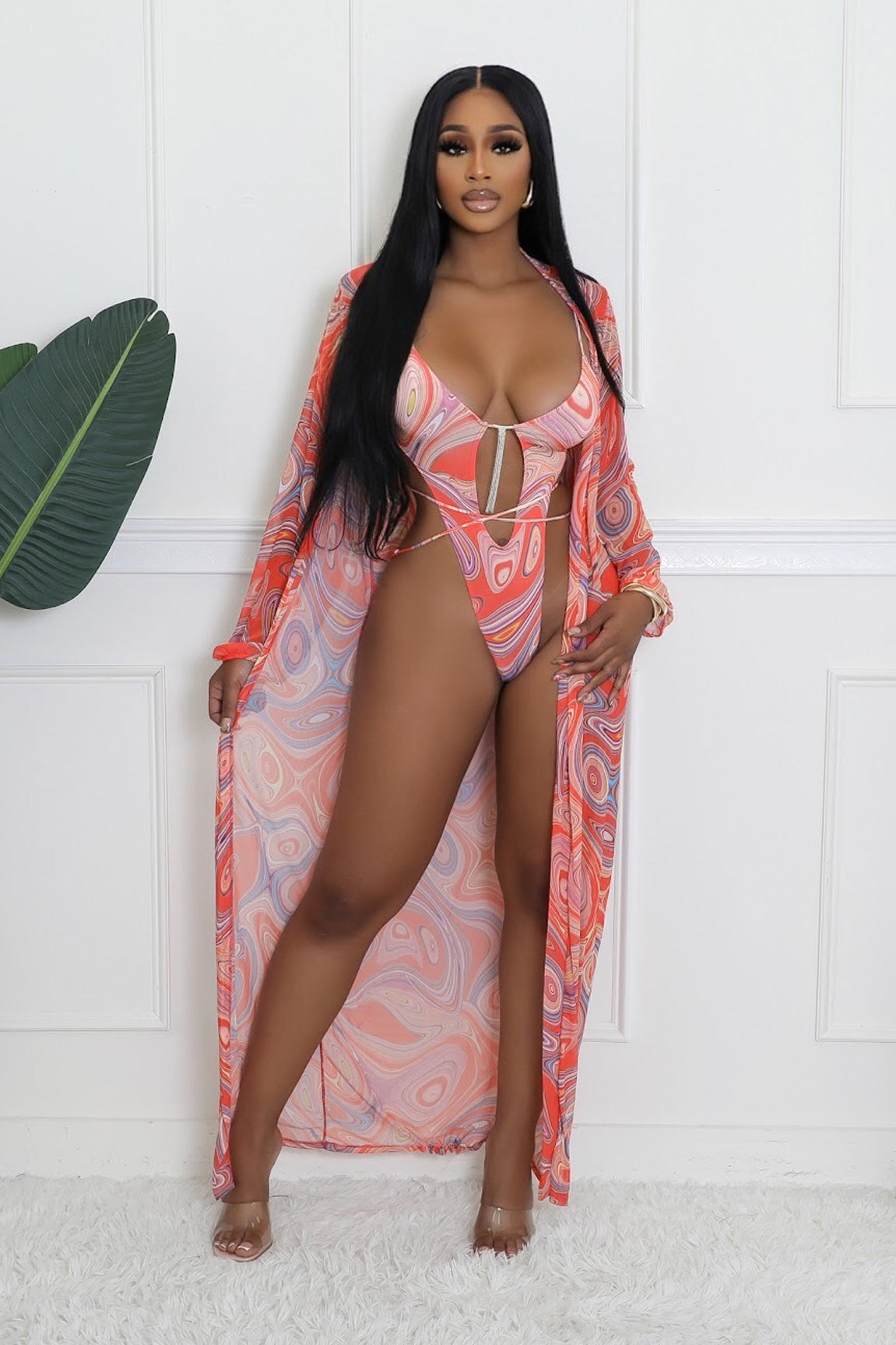 2pc Tropical Trippin' Swim Set