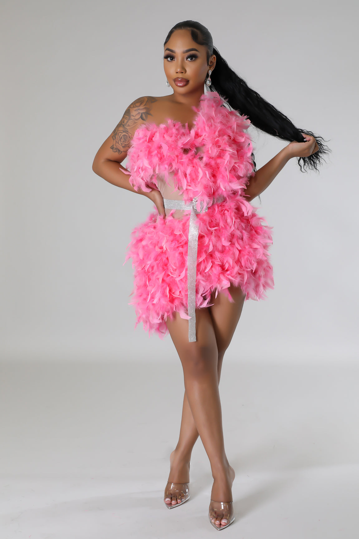 Flamingo Baby Dress