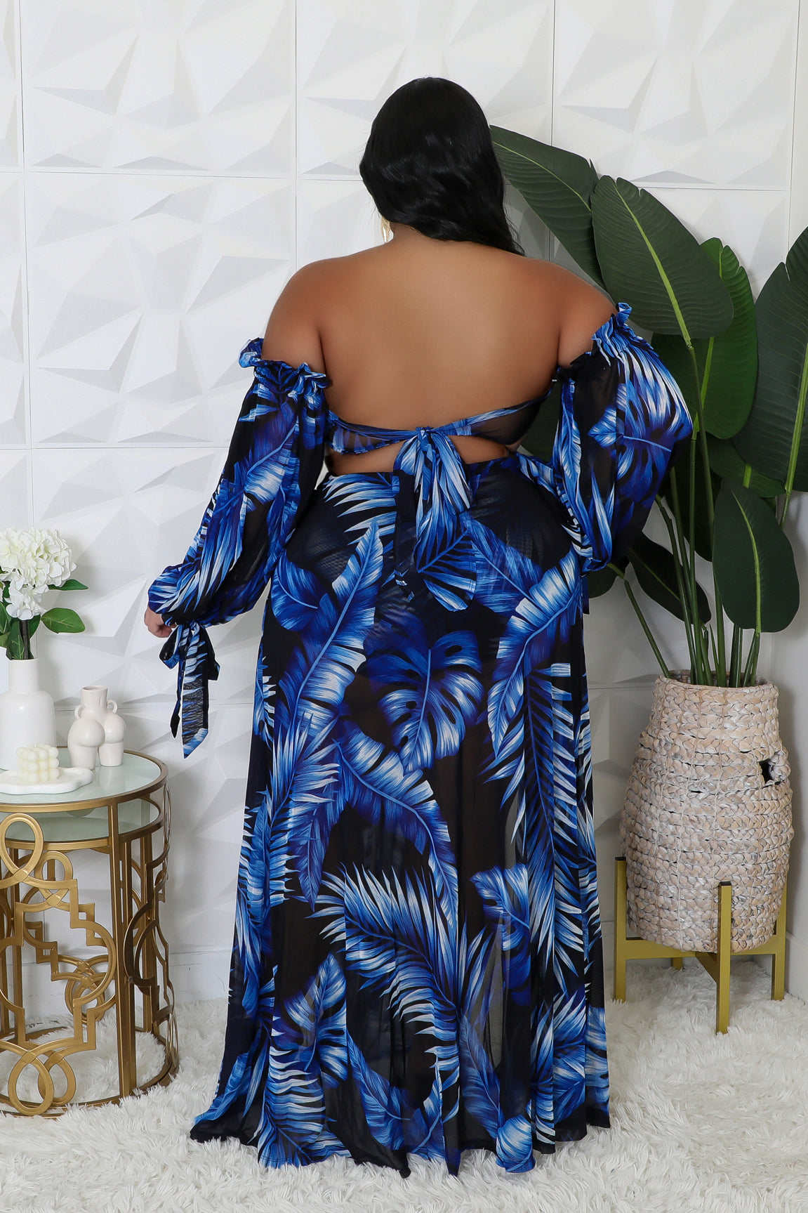 3pc Tropical Palms Swim Set