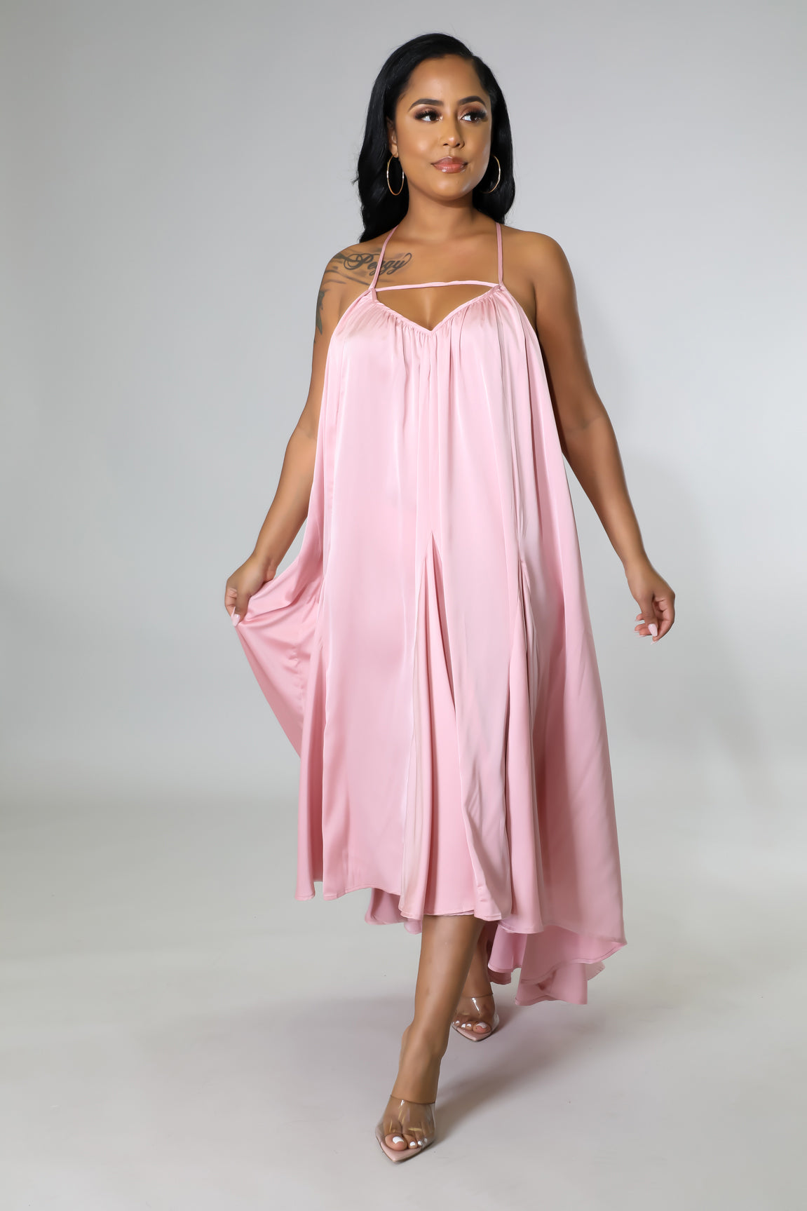 Satin Baby Dress