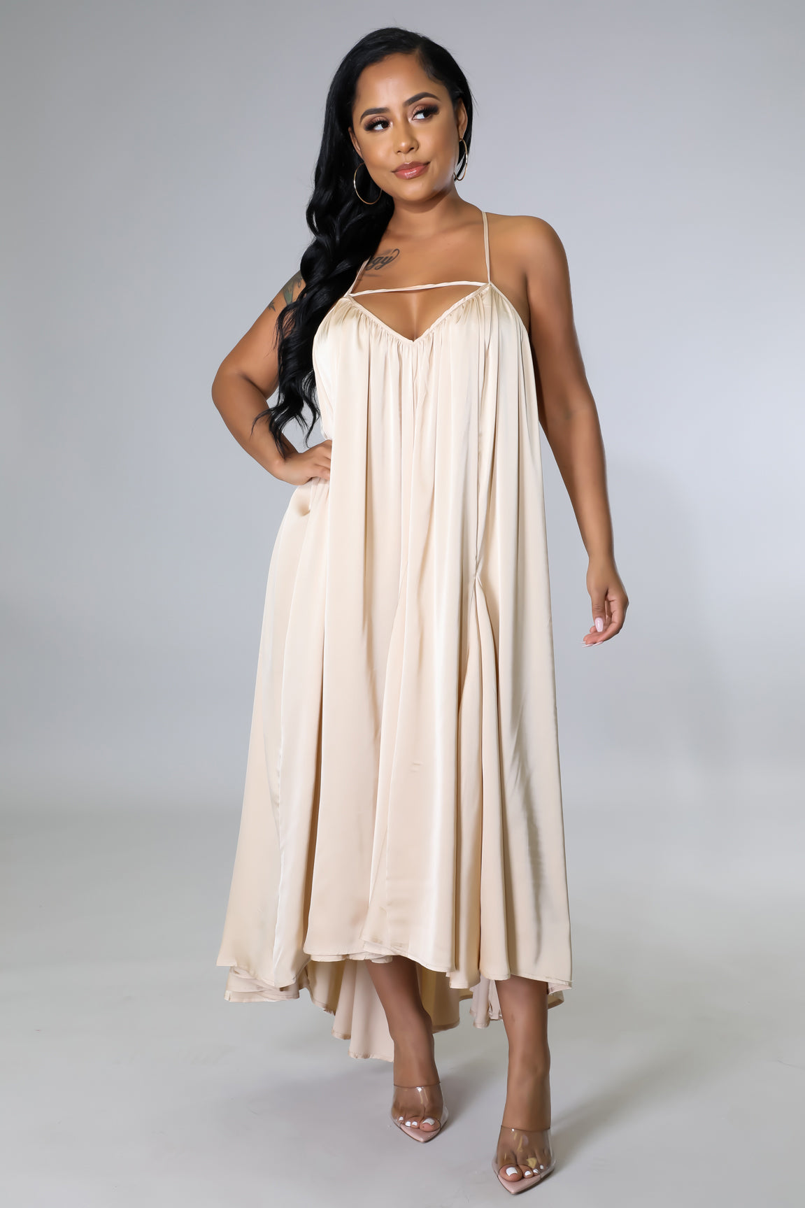 Satin Baby Dress