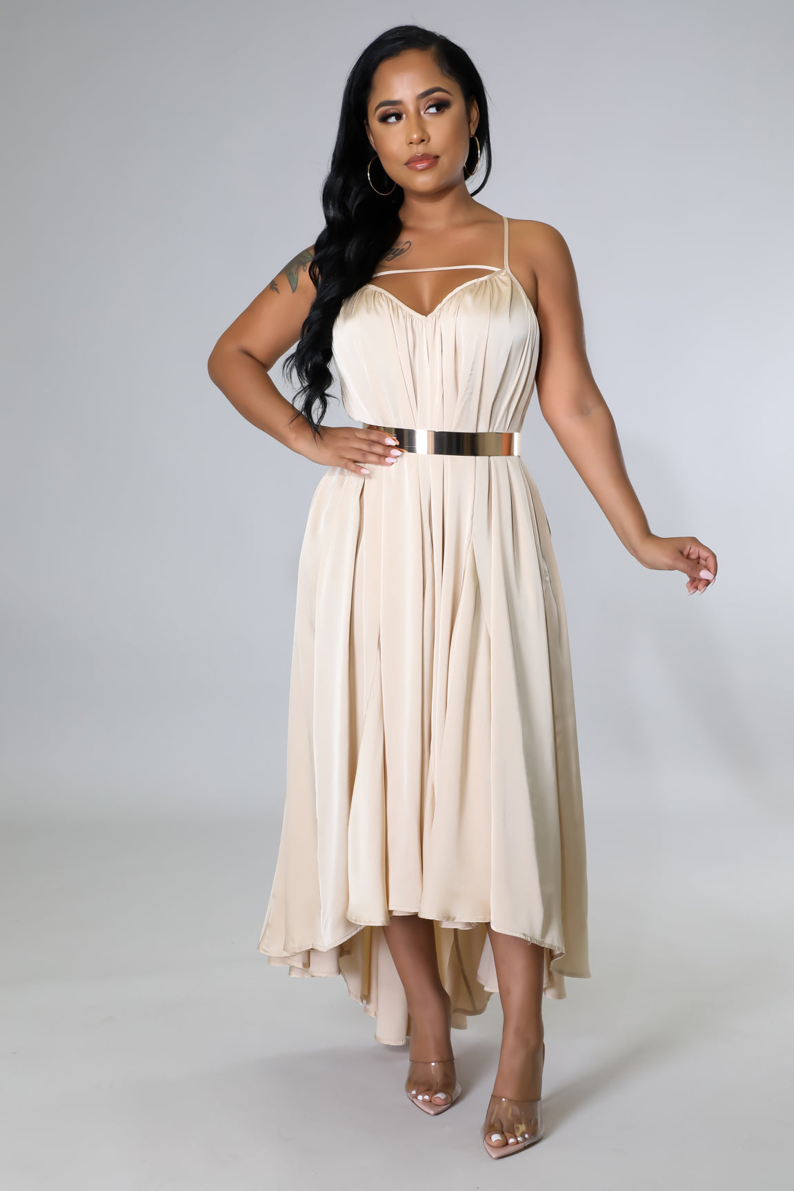 Satin Baby Dress
