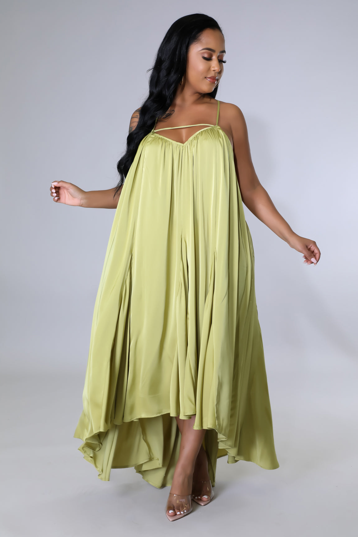 Satin Baby Dress