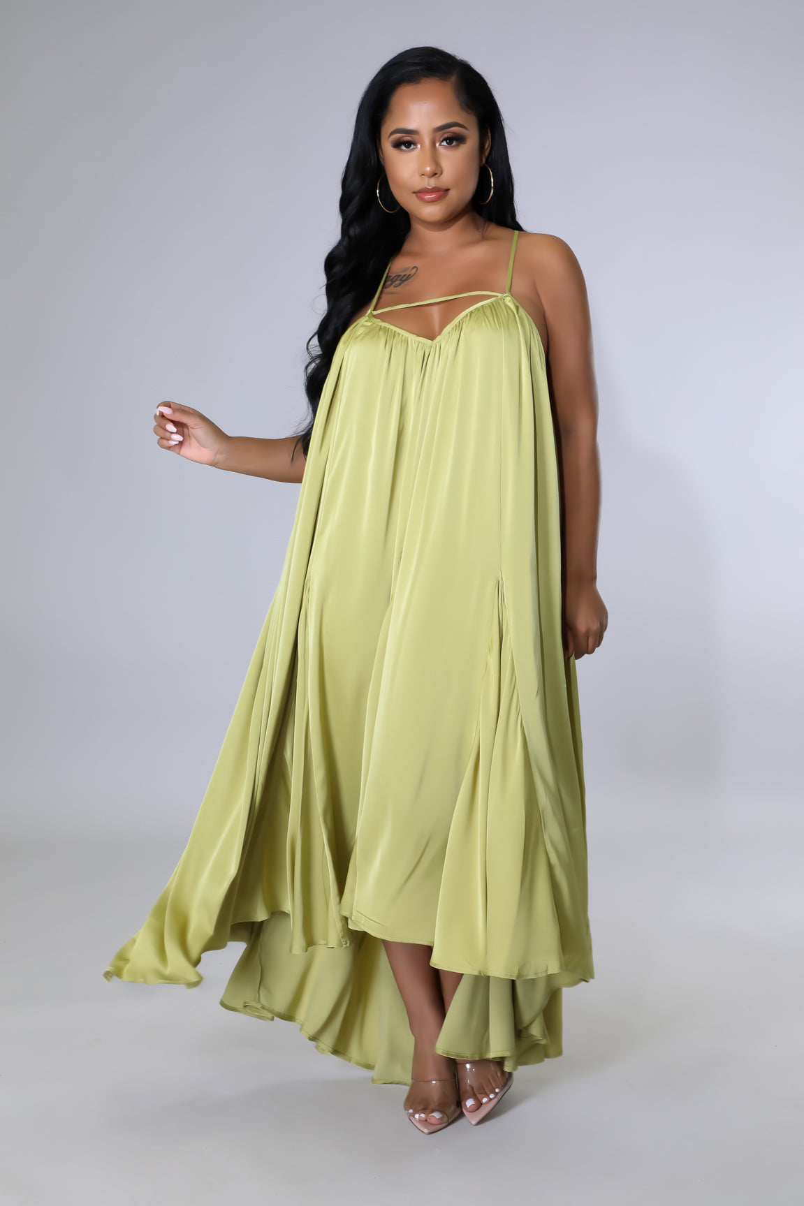 Satin Baby Dress