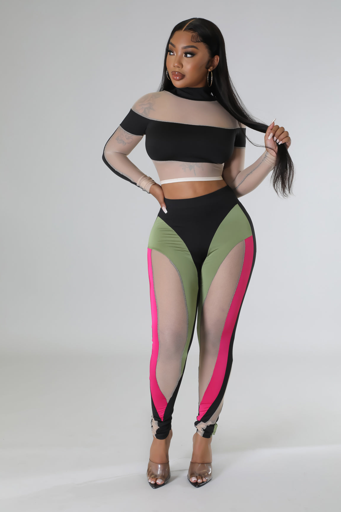 Downtown Streets Legging Set