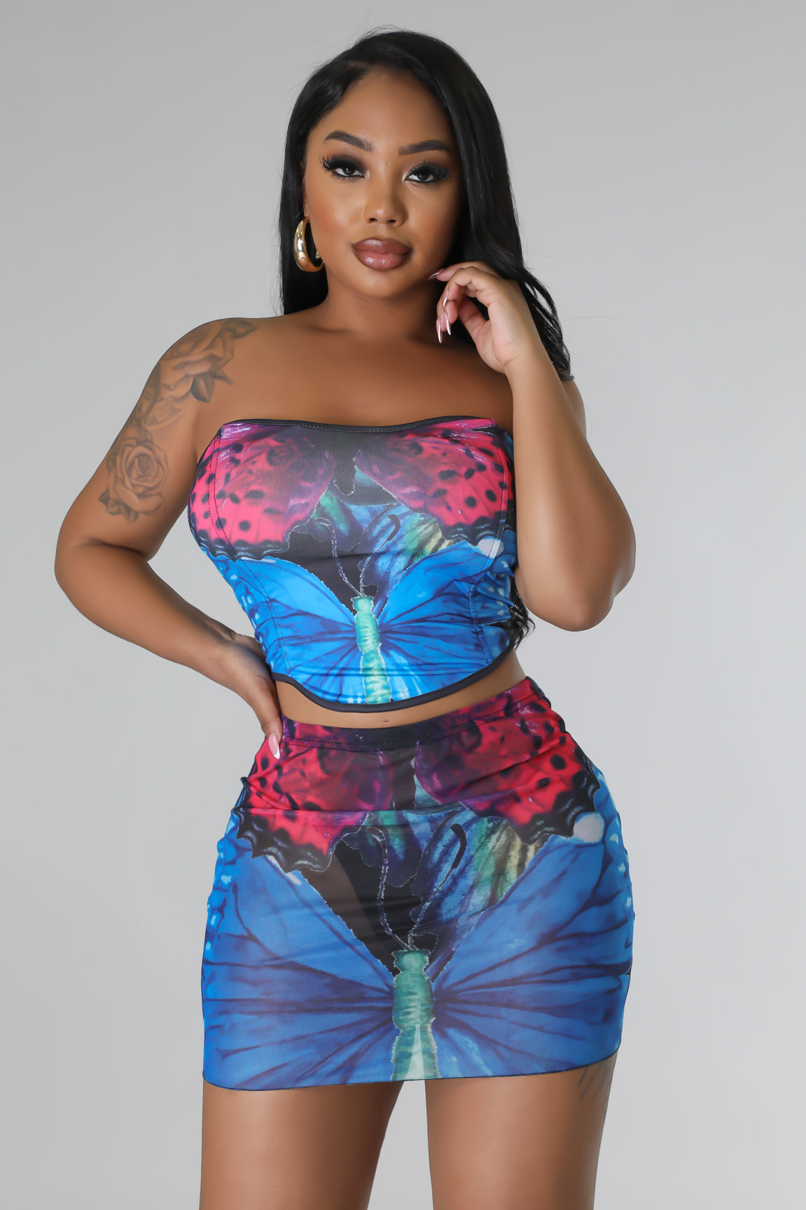 Fluttering Thoughts Skirt Set