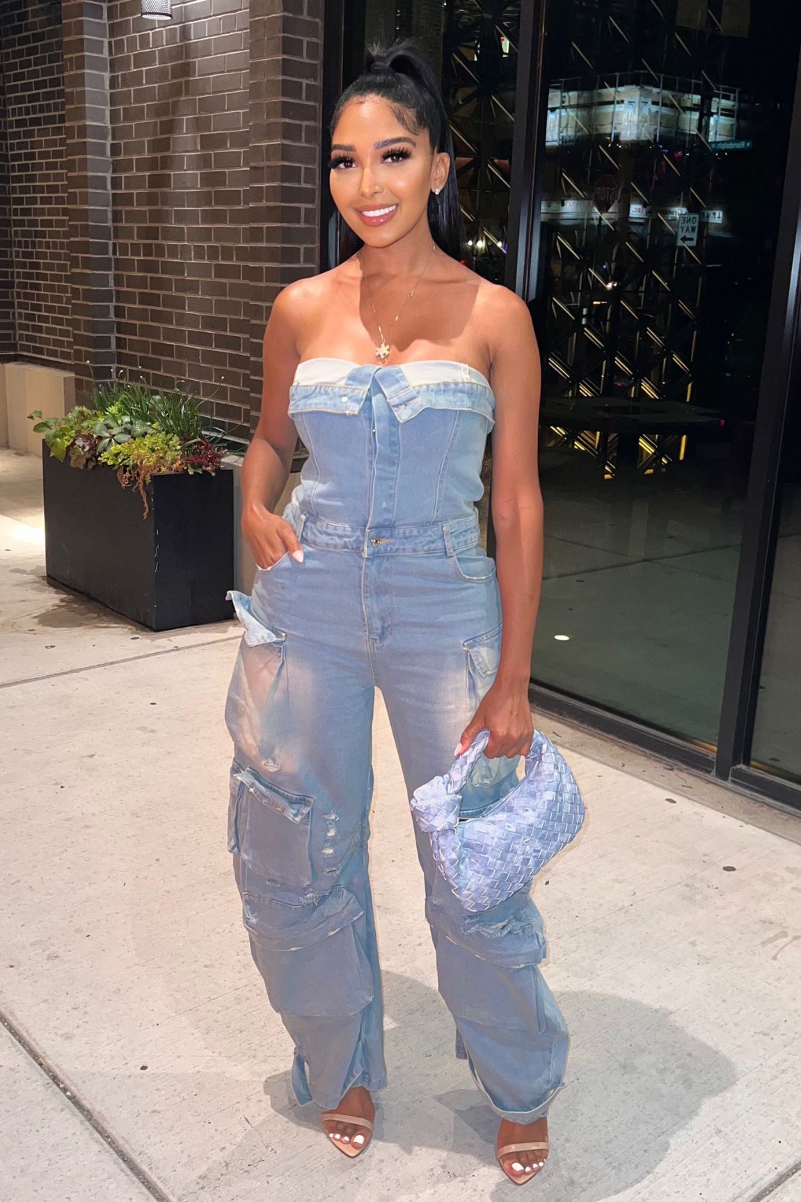 Claiming You Denim Jumpsuit