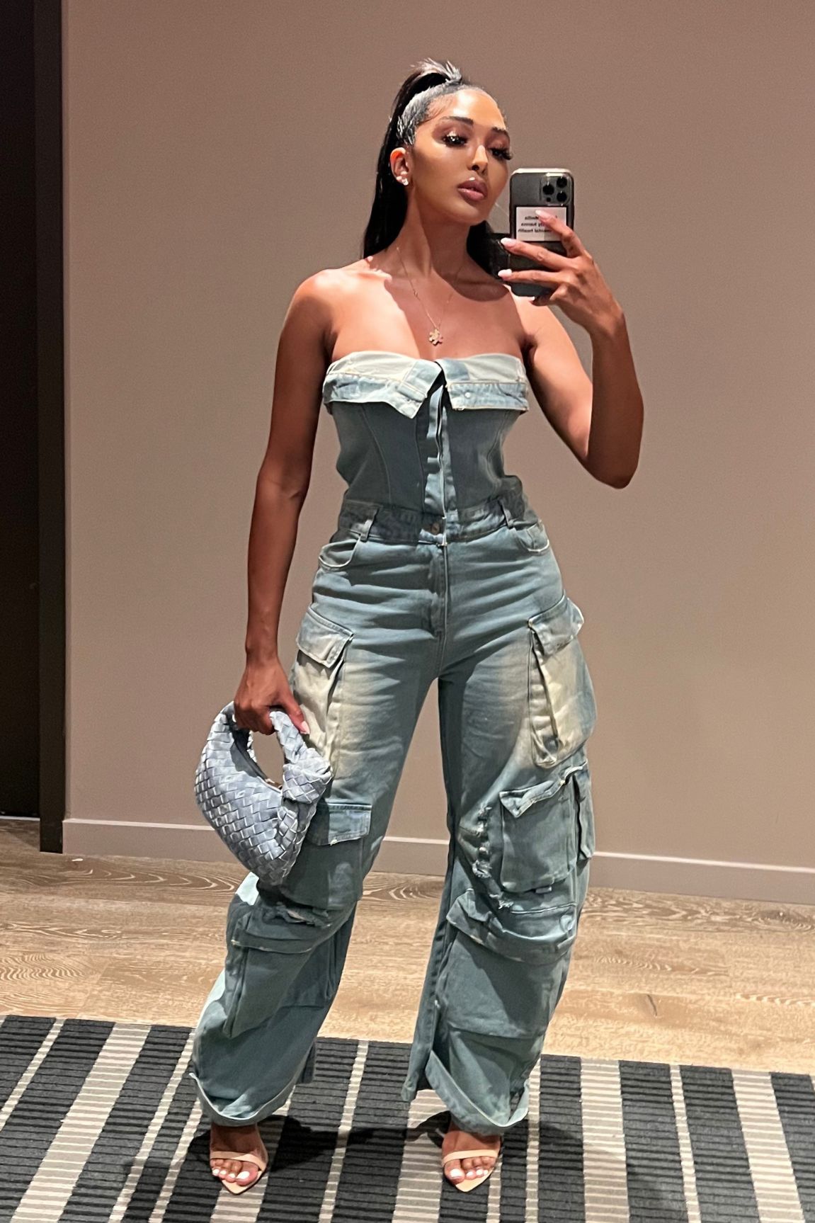 Claiming You Denim Jumpsuit