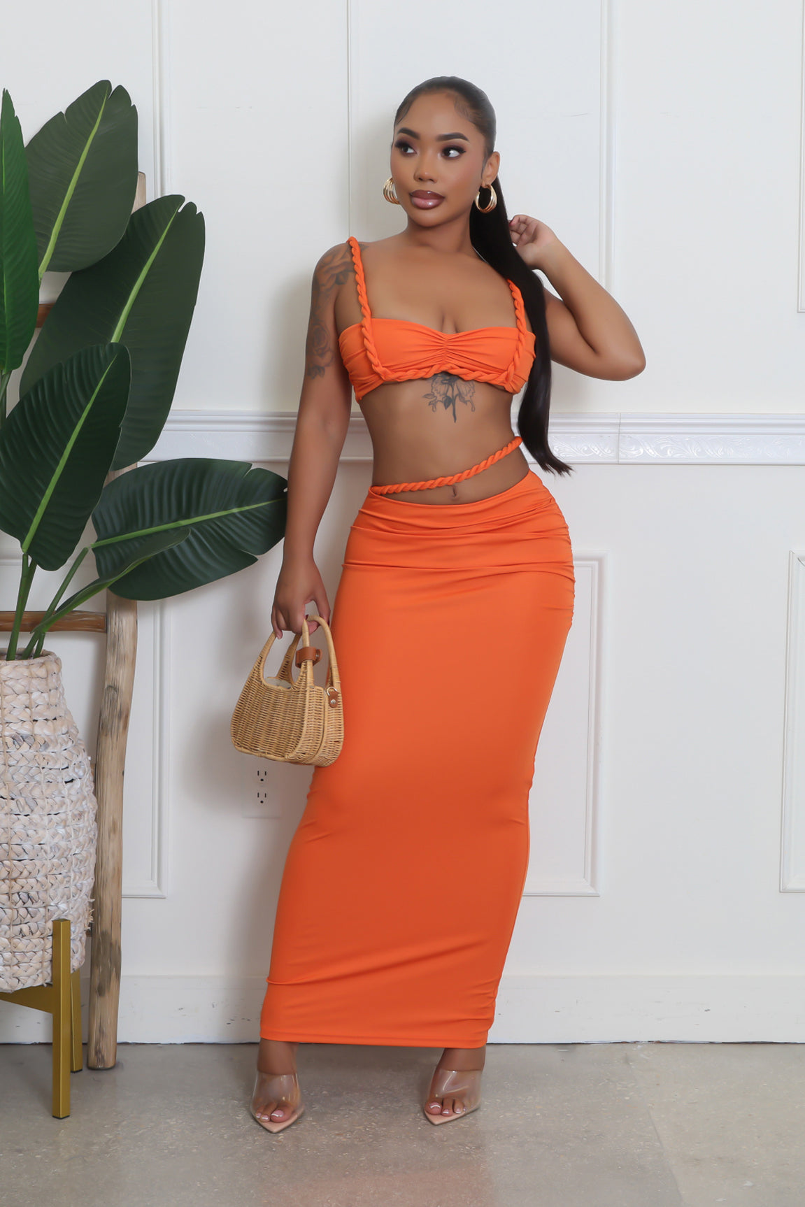 Coastal Rhythm Skirt Set