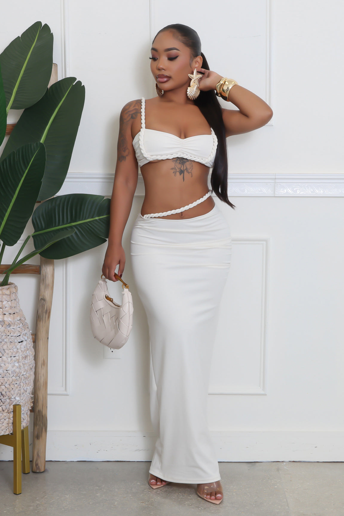 Coastal Rhythm Skirt Set