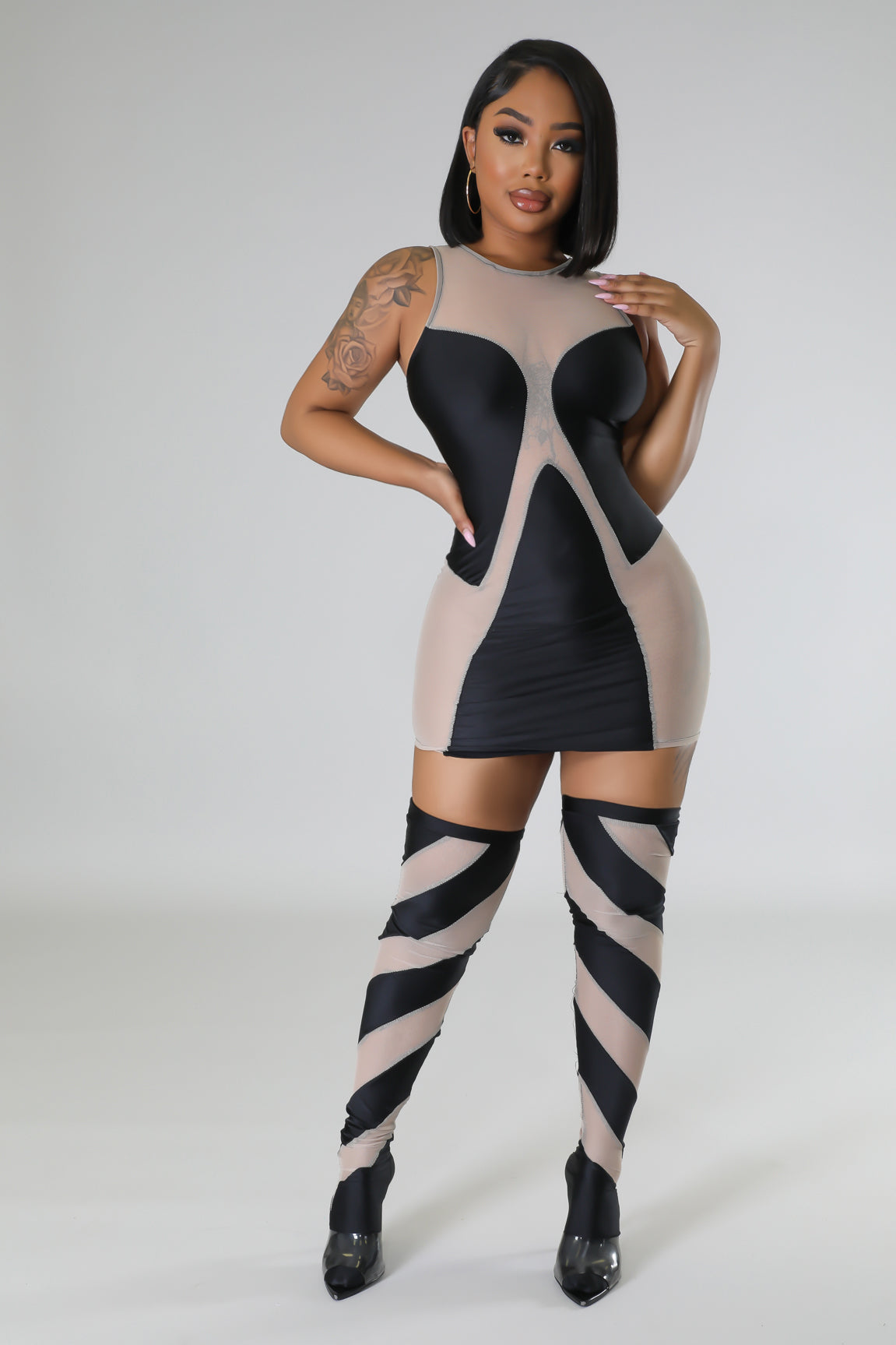 A Touch Of Baddie Dress Set