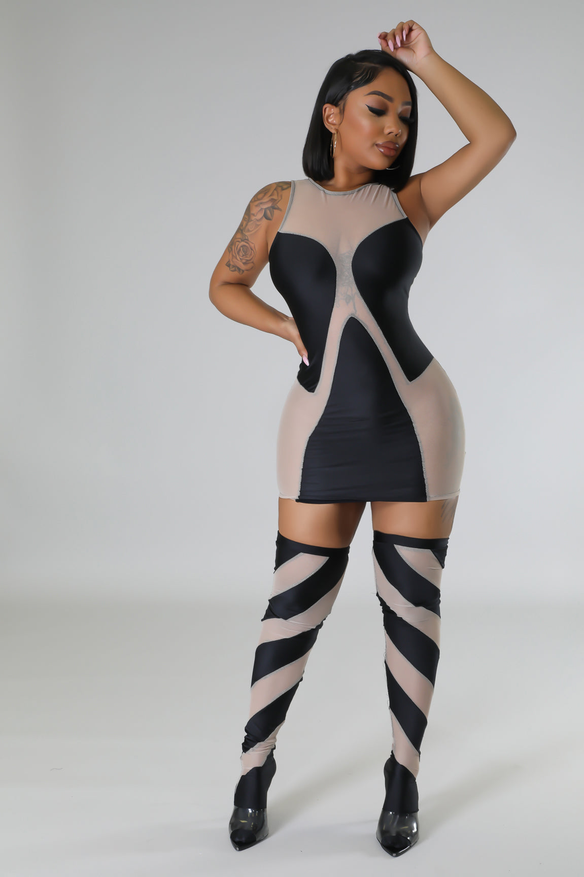 A Touch Of Baddie Dress Set