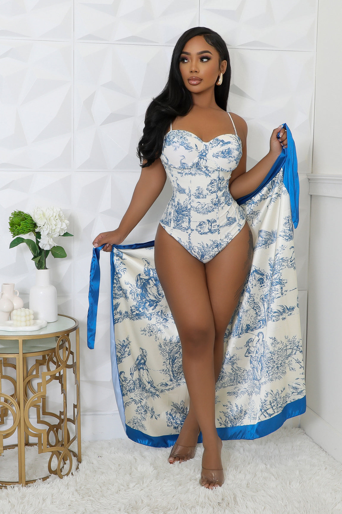 Insta Worthy Bodysuit Skirt Set