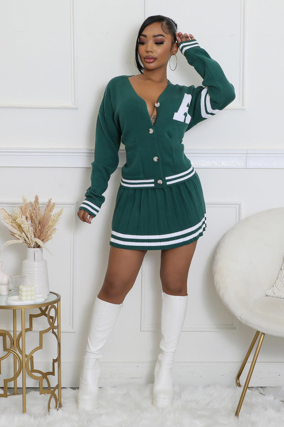 Take The Plunge Skirt Set