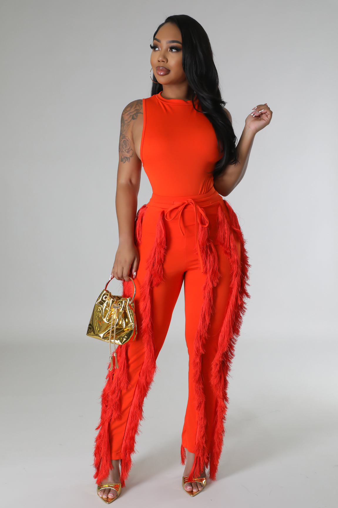 Tiaesha Bodysuit Pant Set