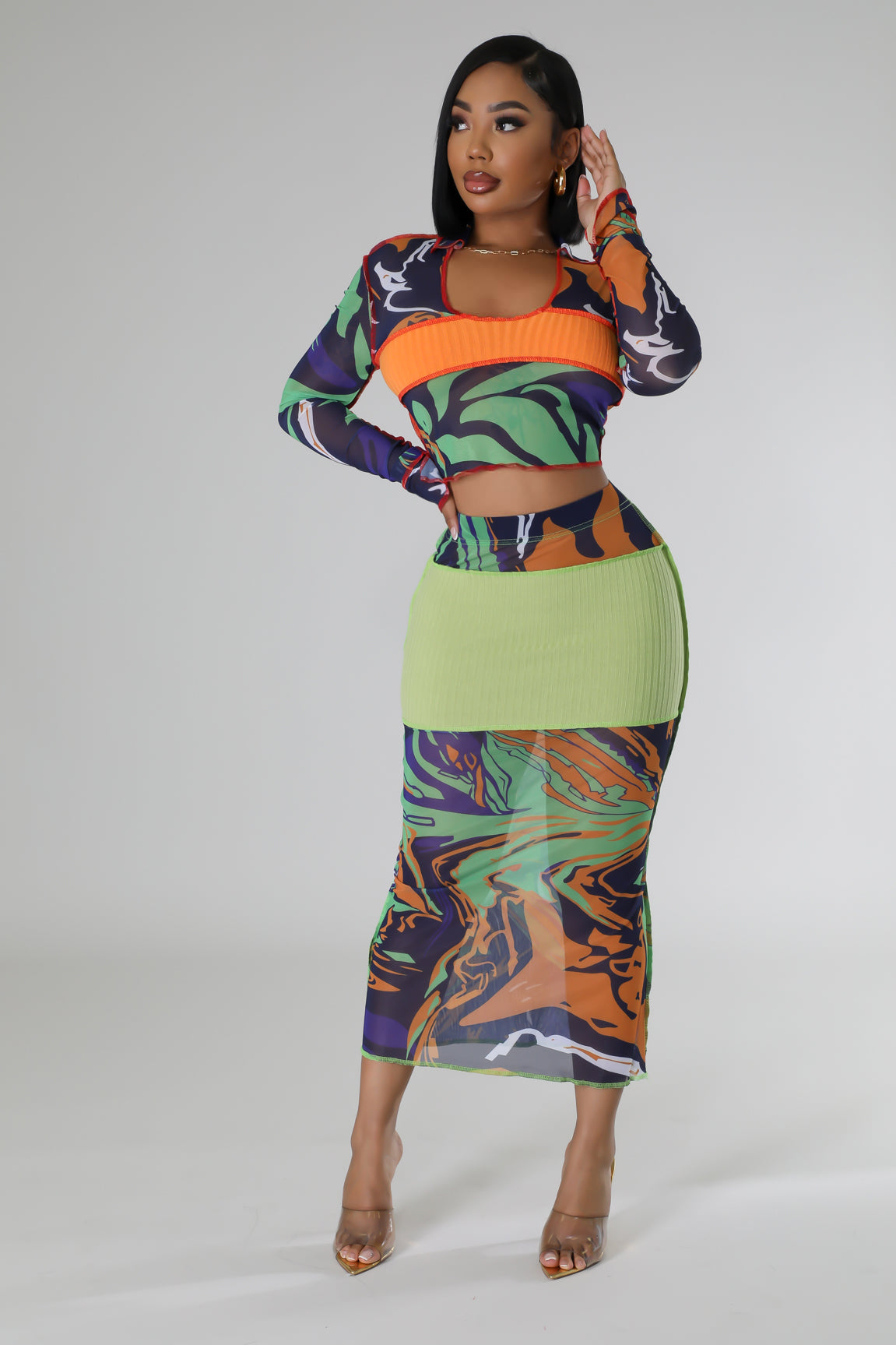 Standing Out Skirt Set