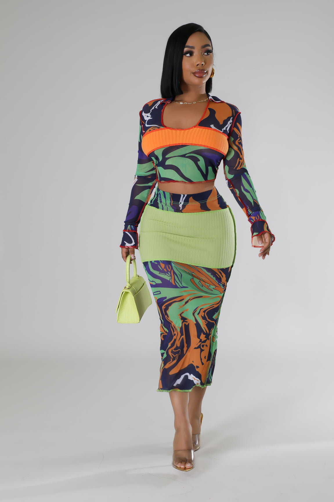 Standing Out Skirt Set