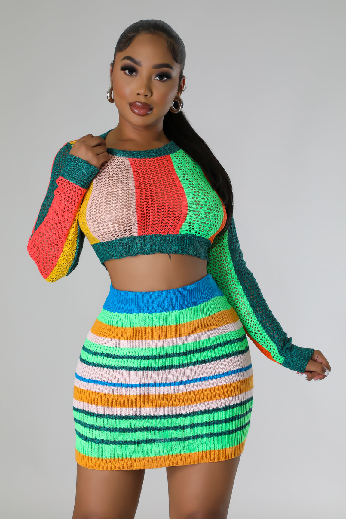 Distant Lover Skirt Set