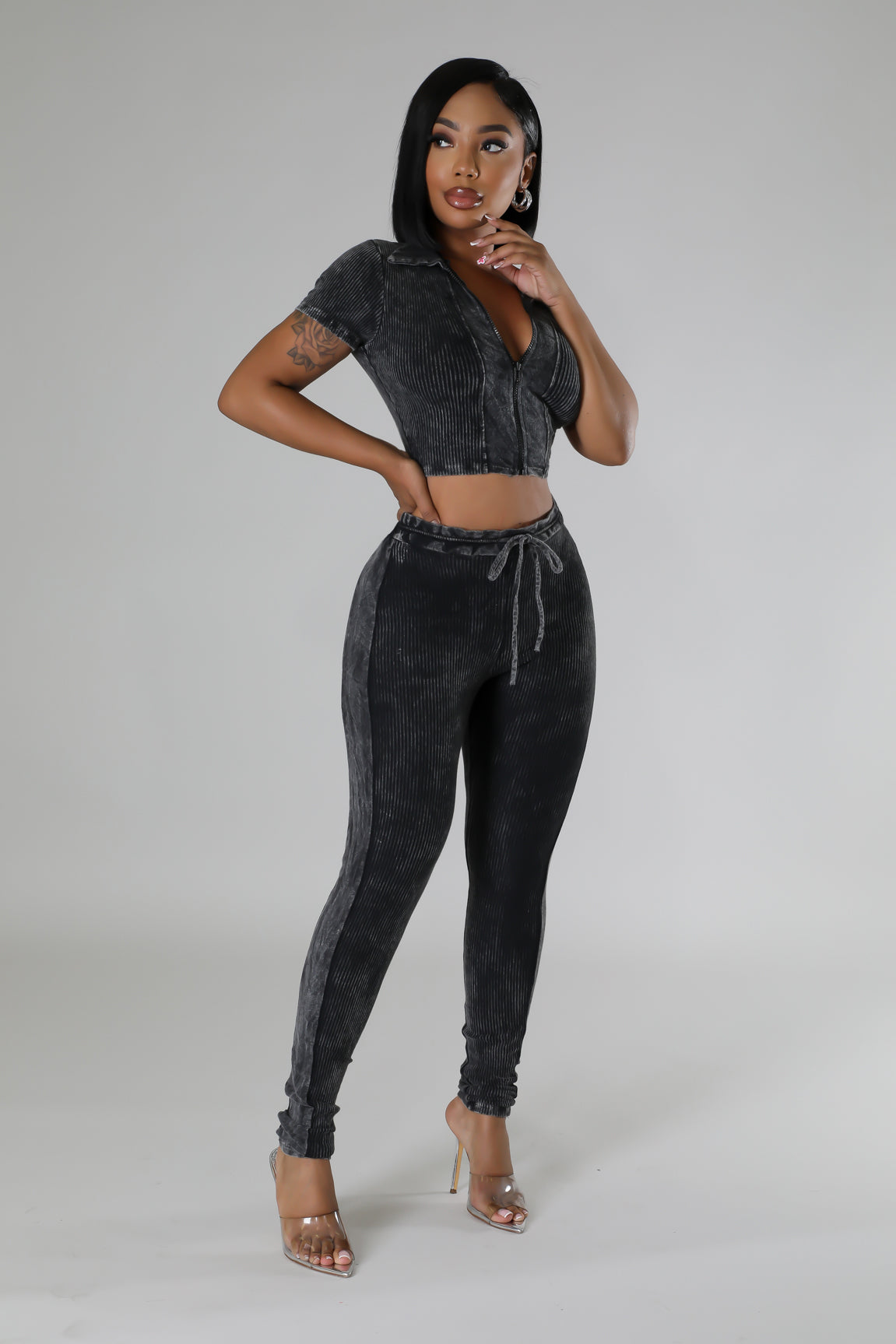 Sleek Rebel Legging Set