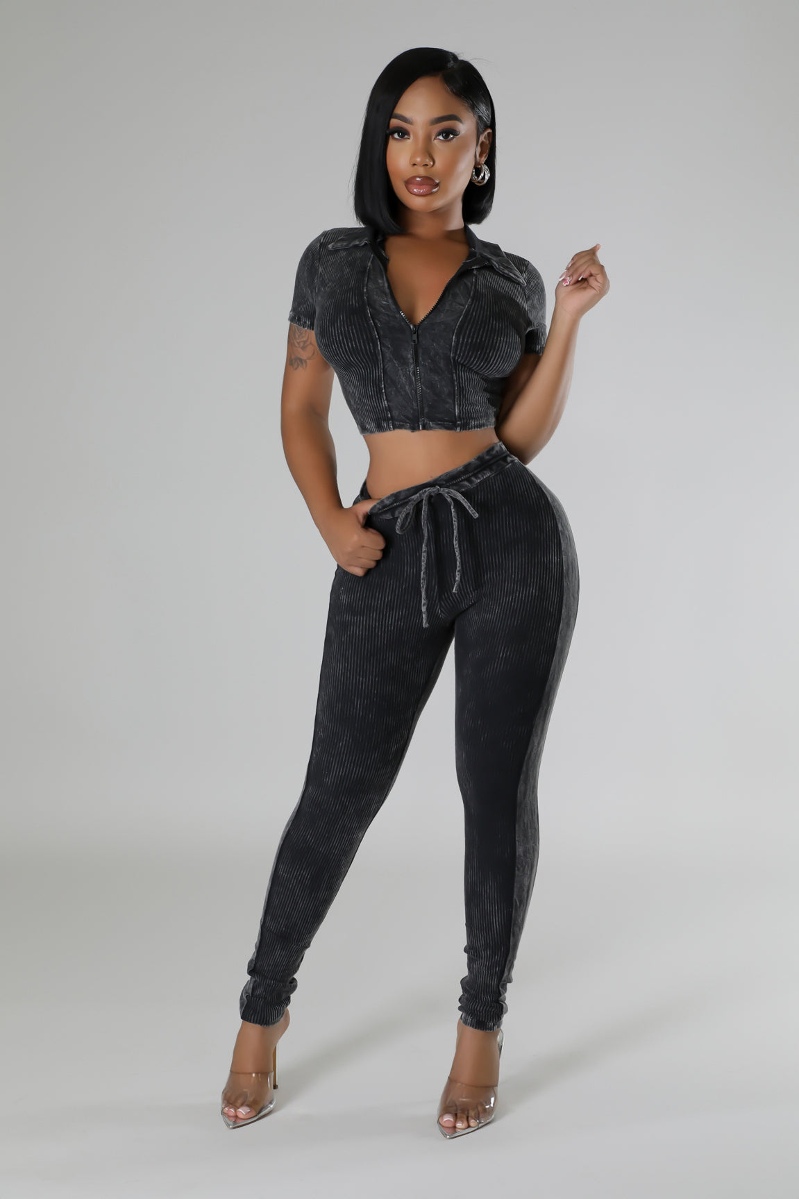Sleek Rebel Legging Set