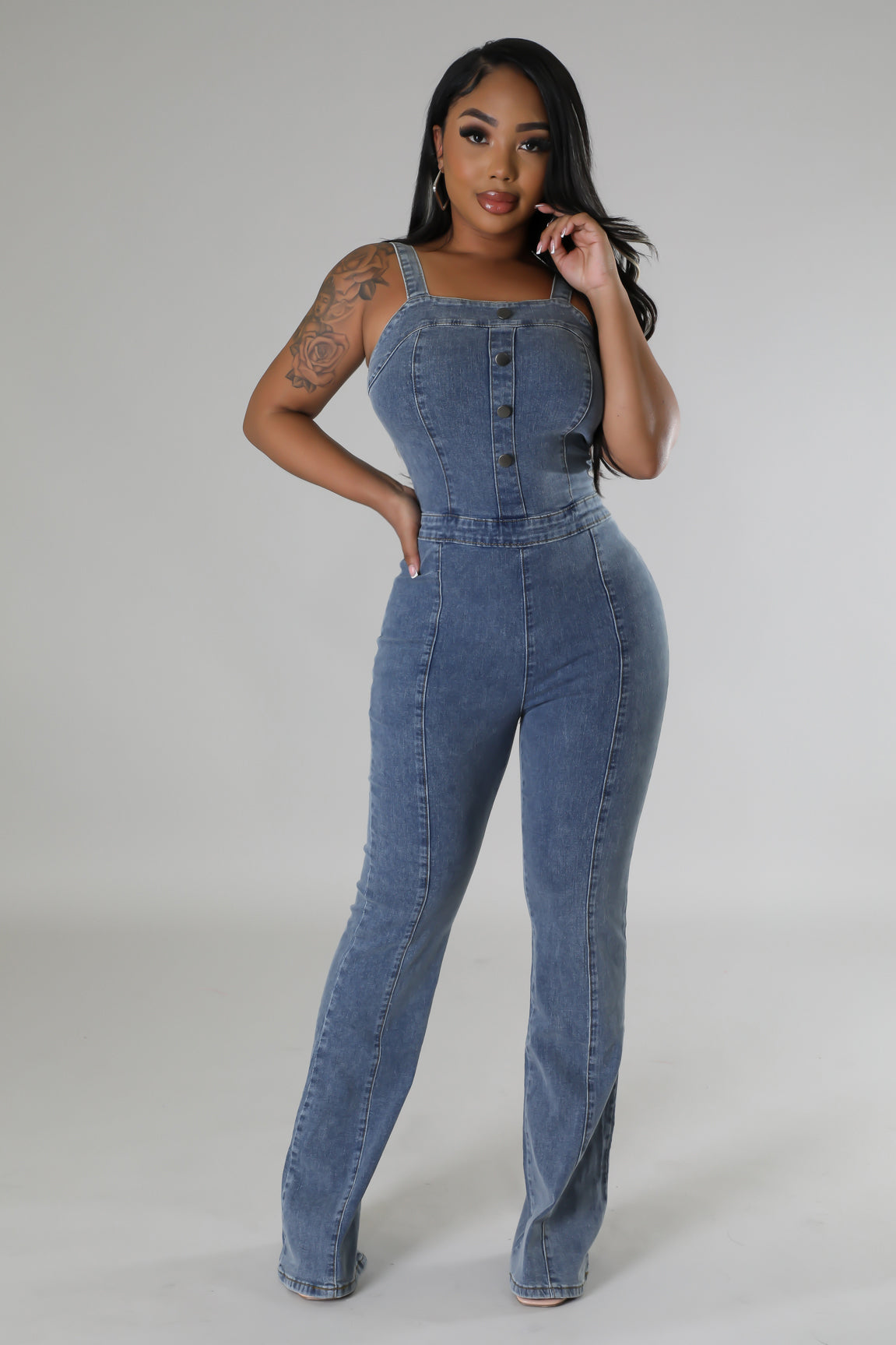 Dalia Denim Jumpsuit