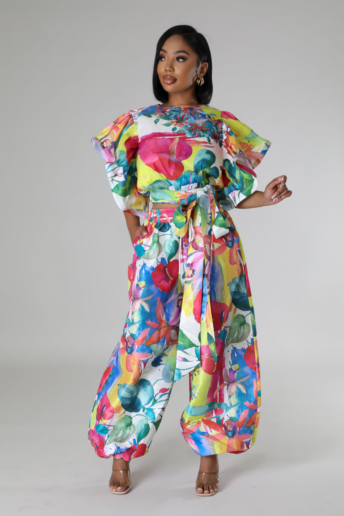 Tropicolor Paradise Pant Set