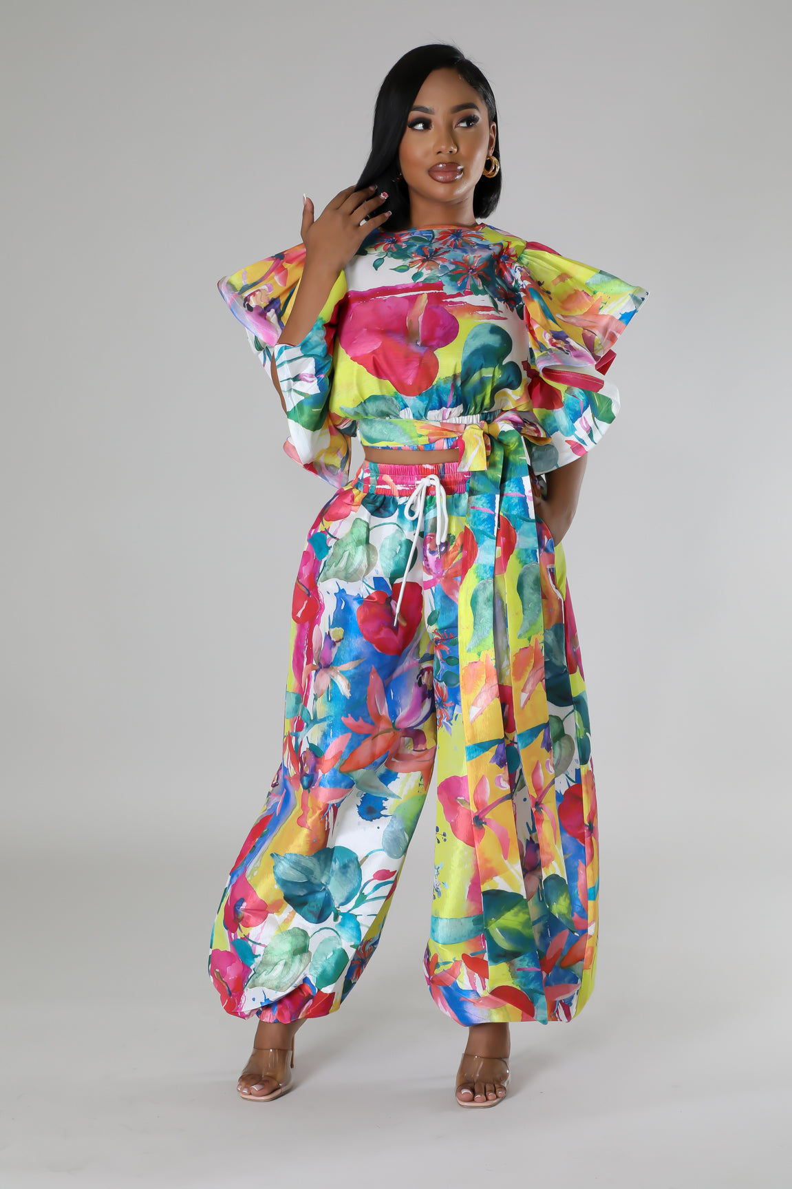 Tropicolor Paradise Pant Set