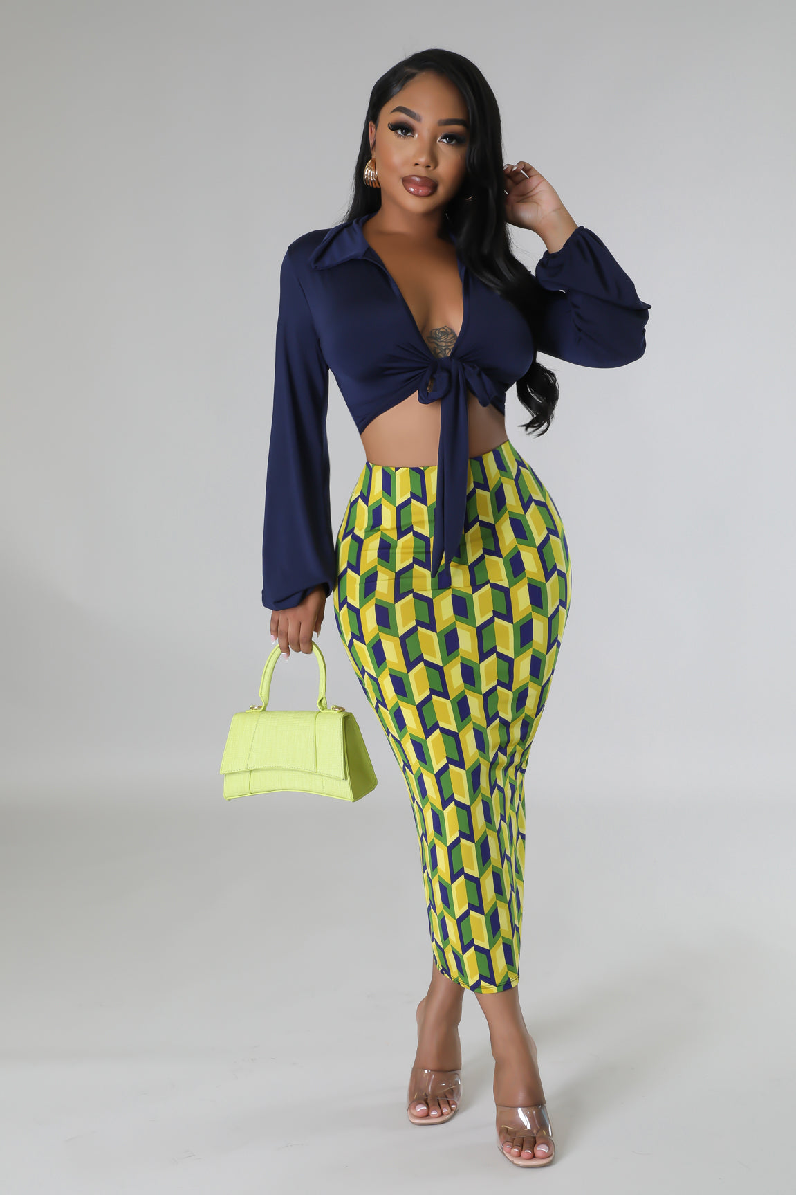 Neya Skirt Set