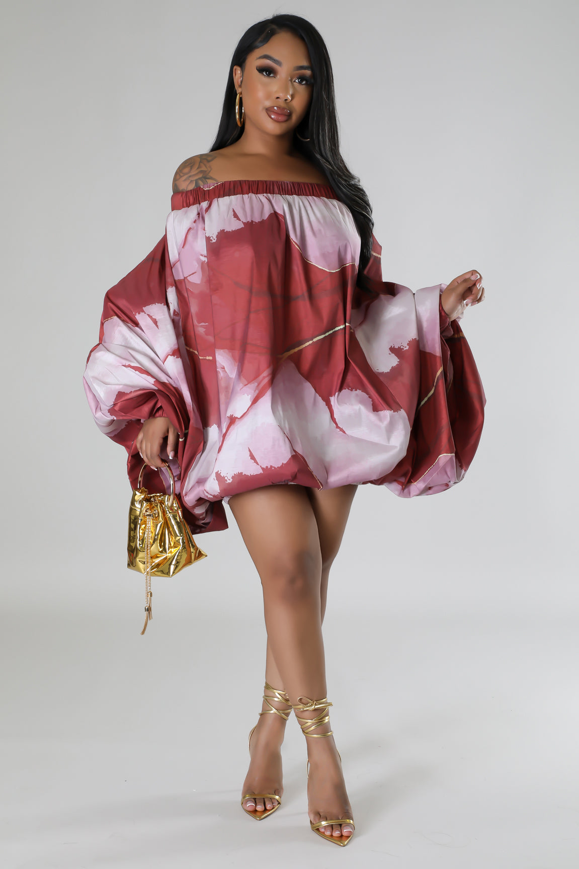 Wine Night Tunic Dress