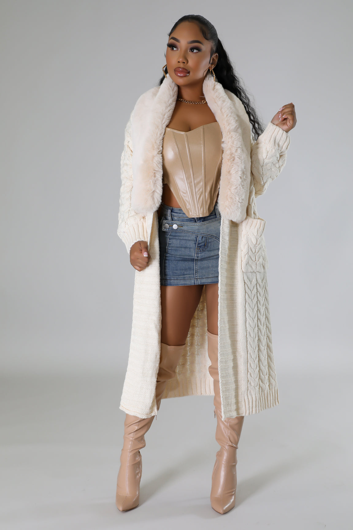 Utopia Fur Cardigan