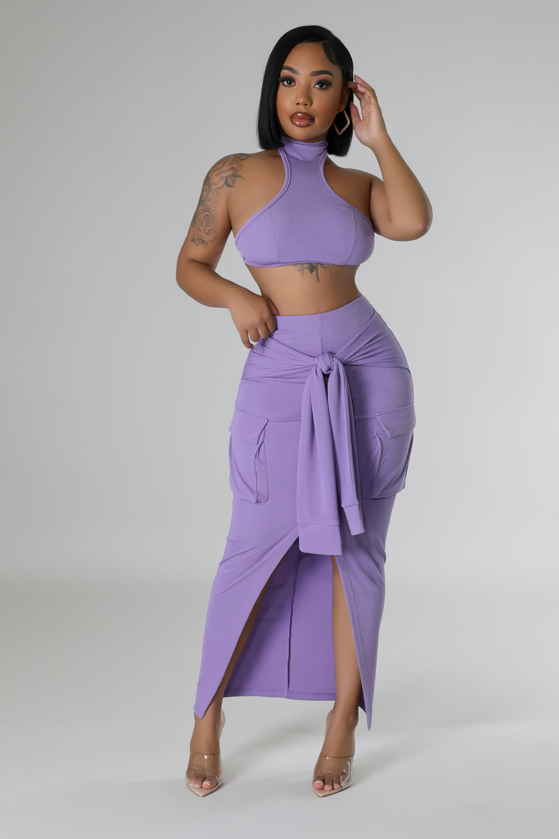 Soft Serenity Skirt Set