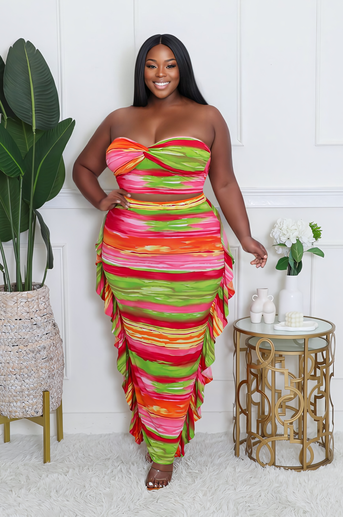 Havana Heat Skirt Set