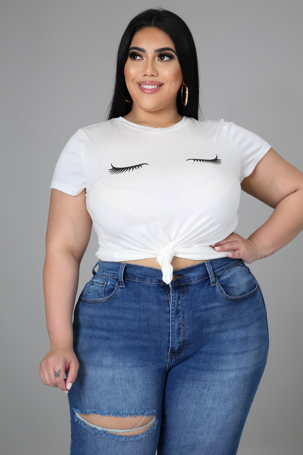 Lashes Knot Top