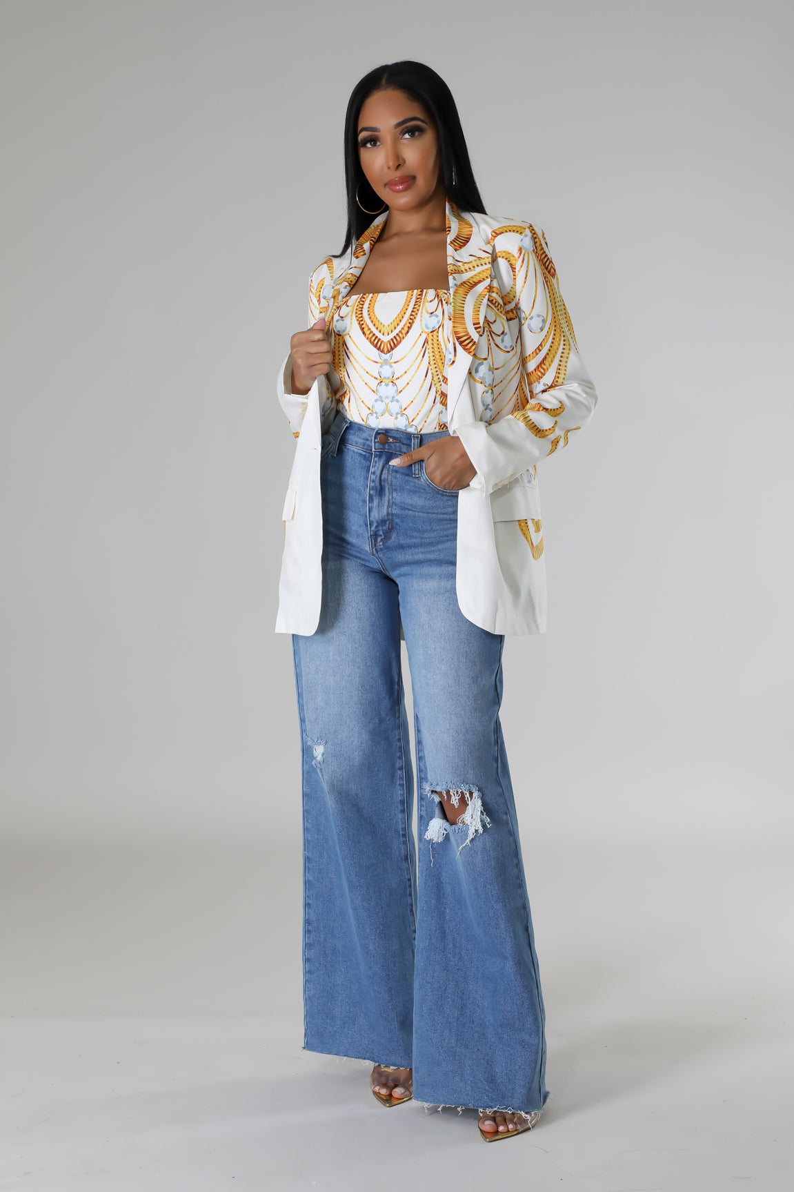 2pc New Location Blazer Set