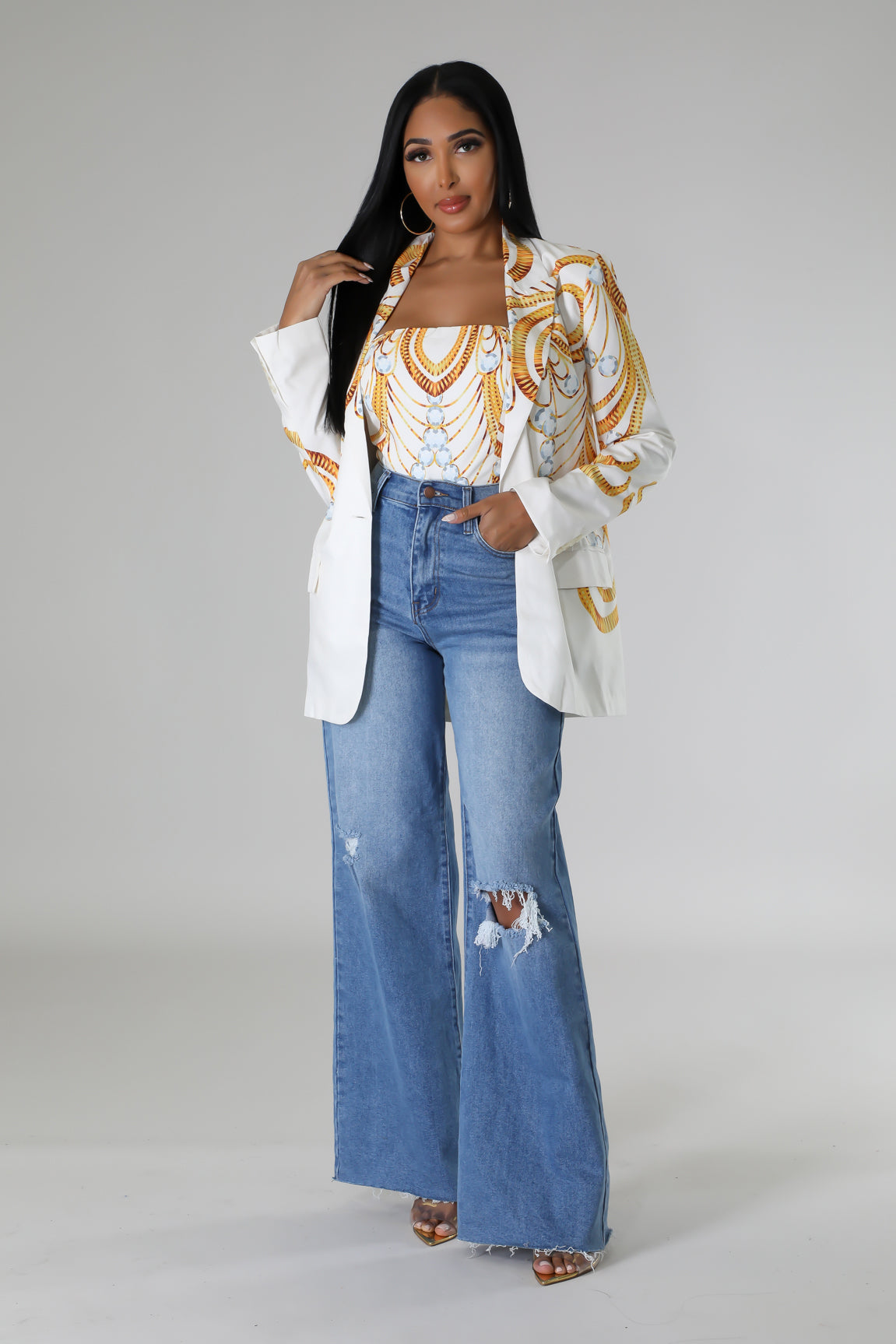2pc New Location Blazer Set