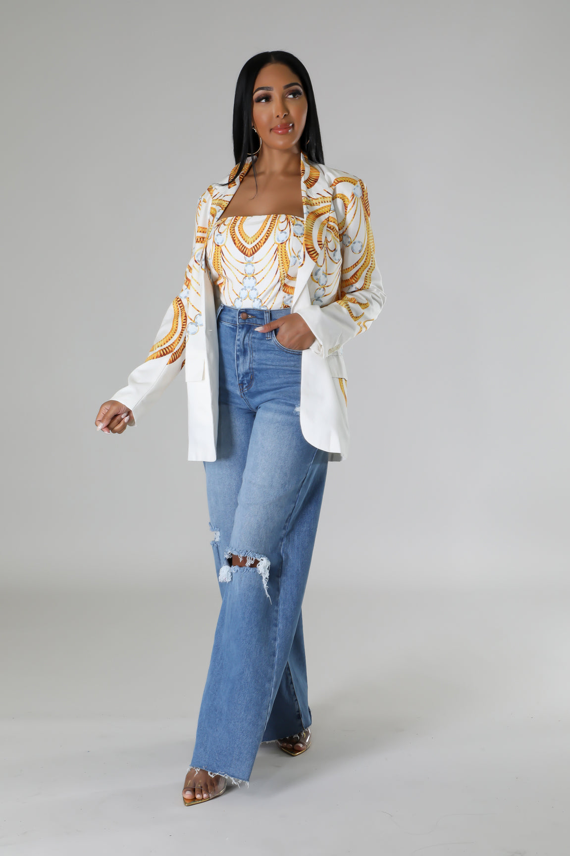 2pc New Location Blazer Set