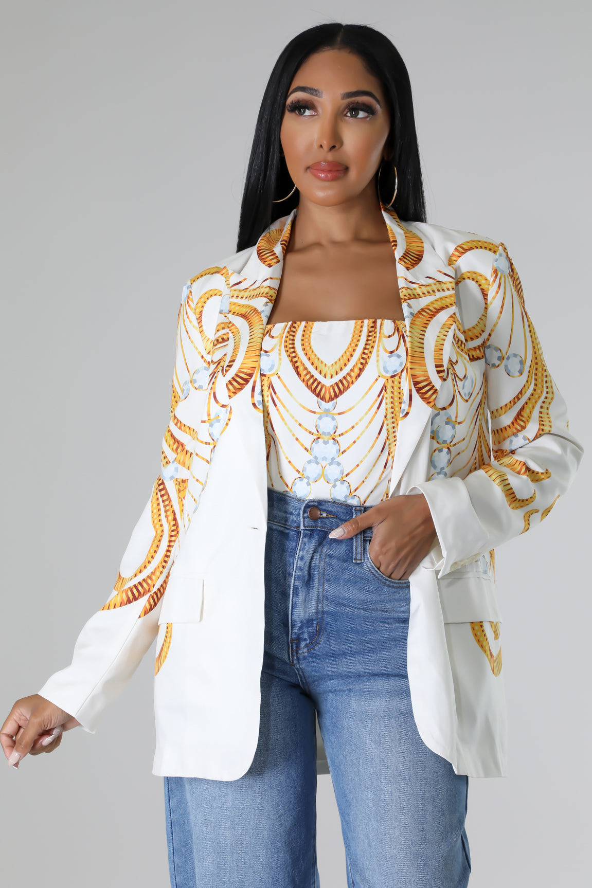 2pc New Location Blazer Set