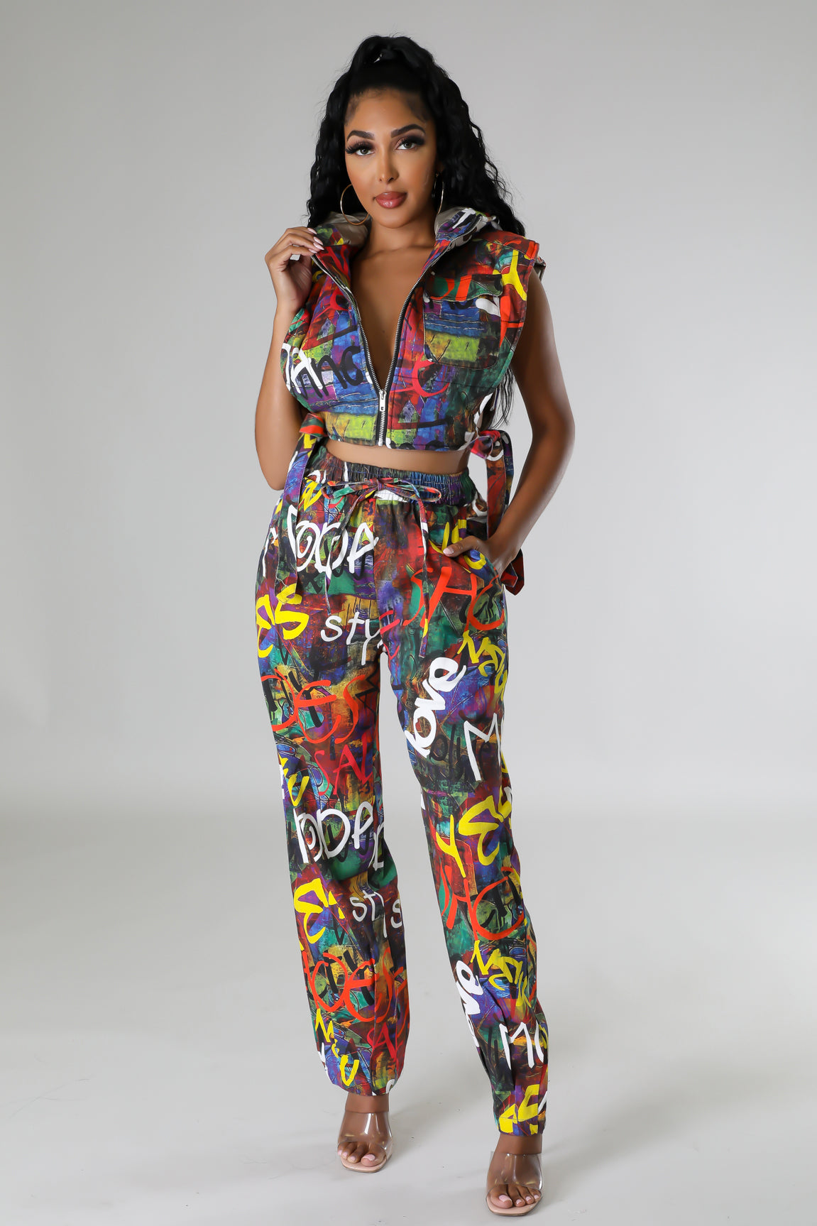 Graffiti Nights Pant Set