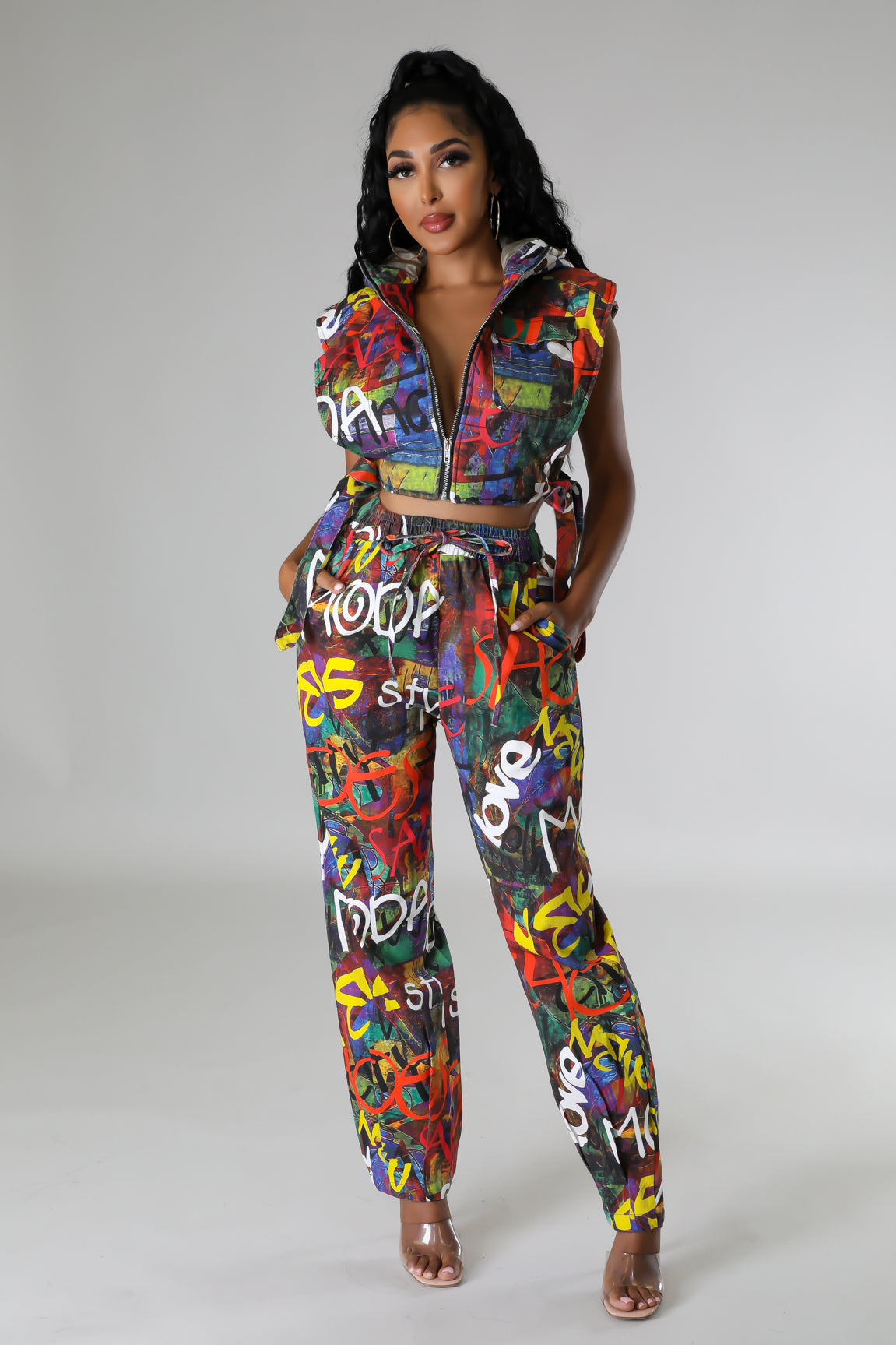 Graffiti Nights Pant Set