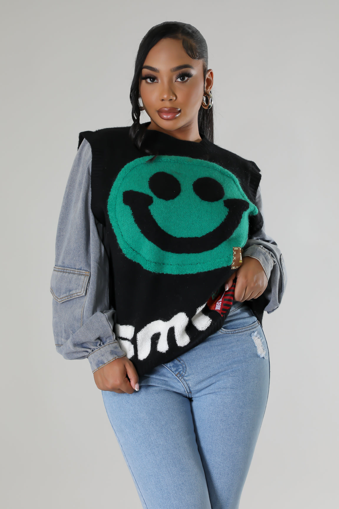 Happy Babe Sweater