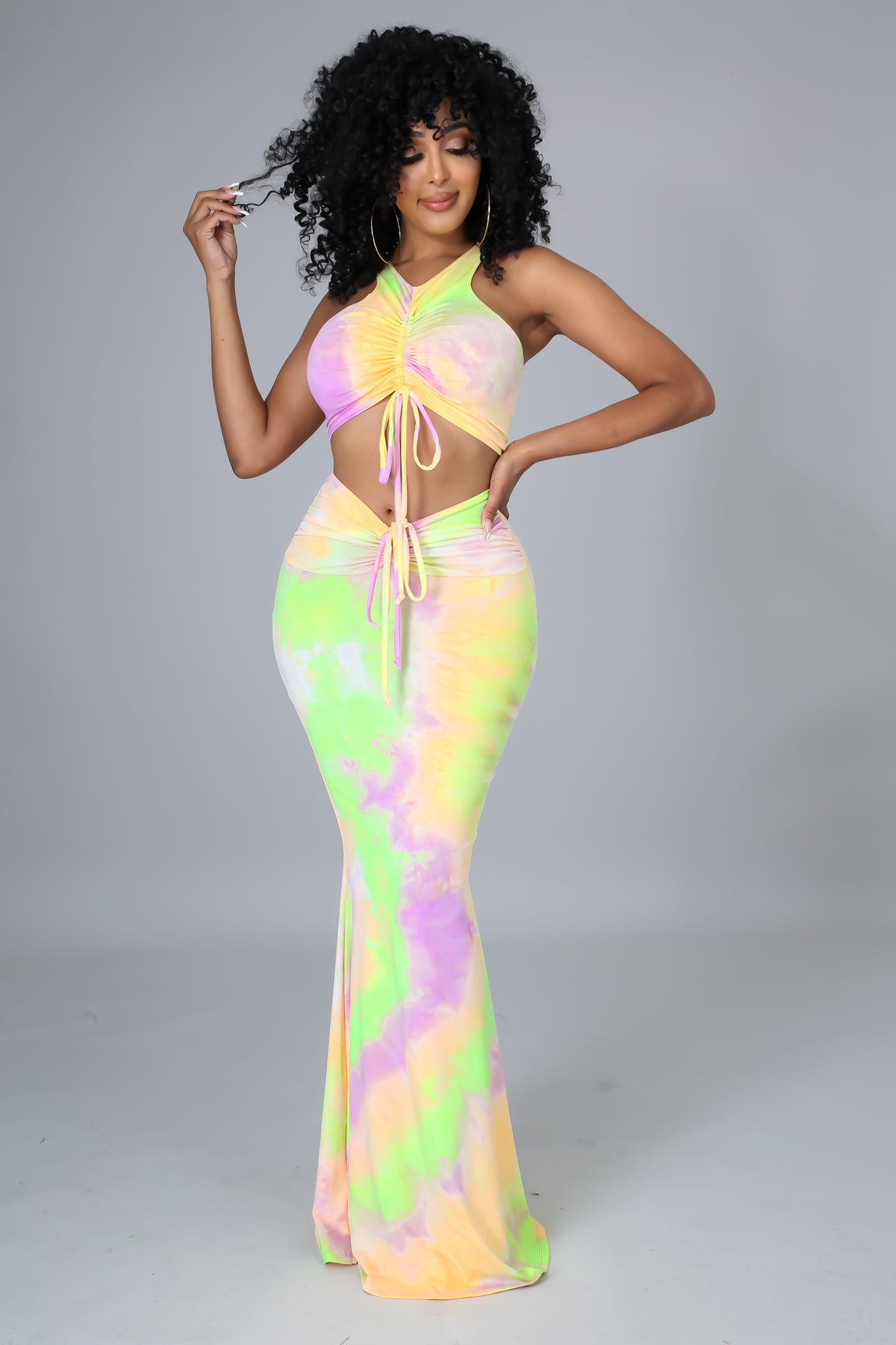 Kisses In Colors Skirt Set