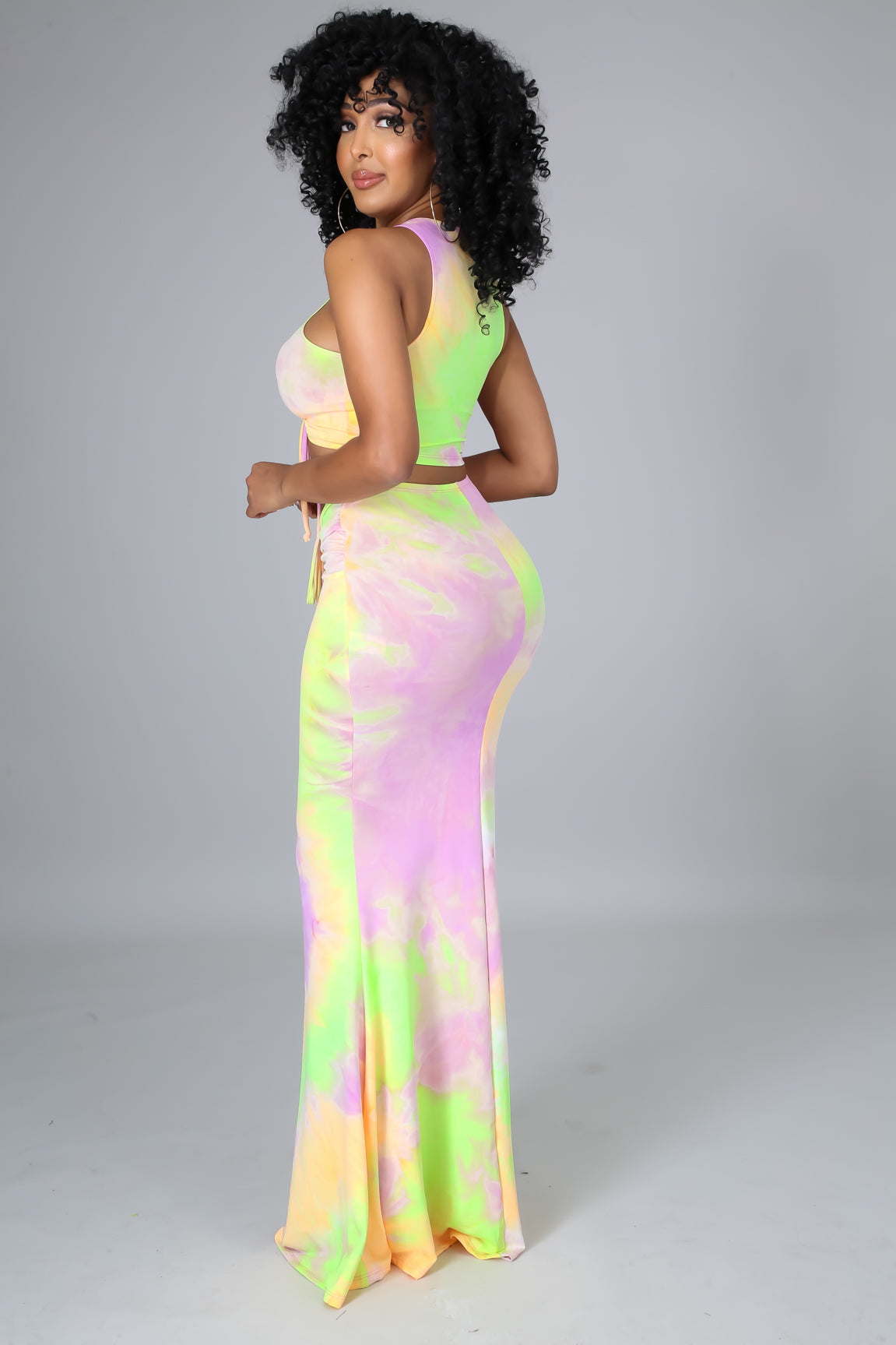 Kisses In Colors Skirt Set