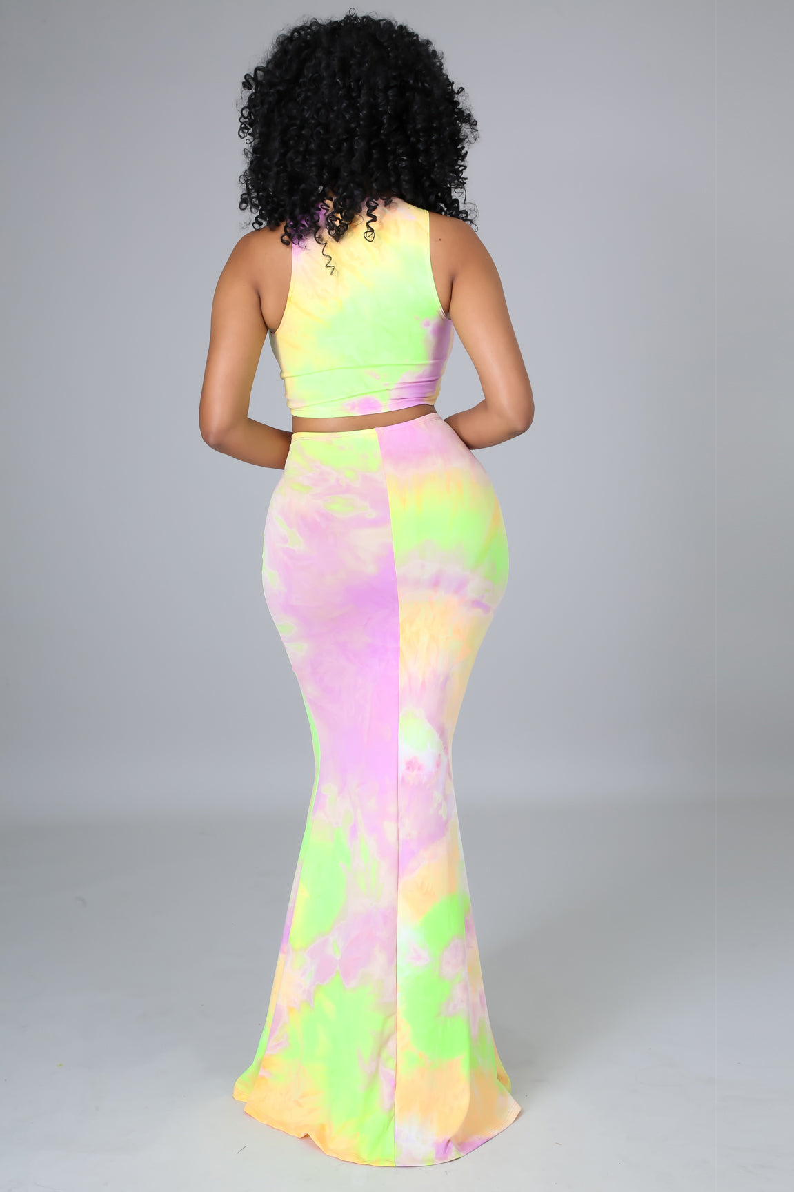 Kisses In Colors Skirt Set