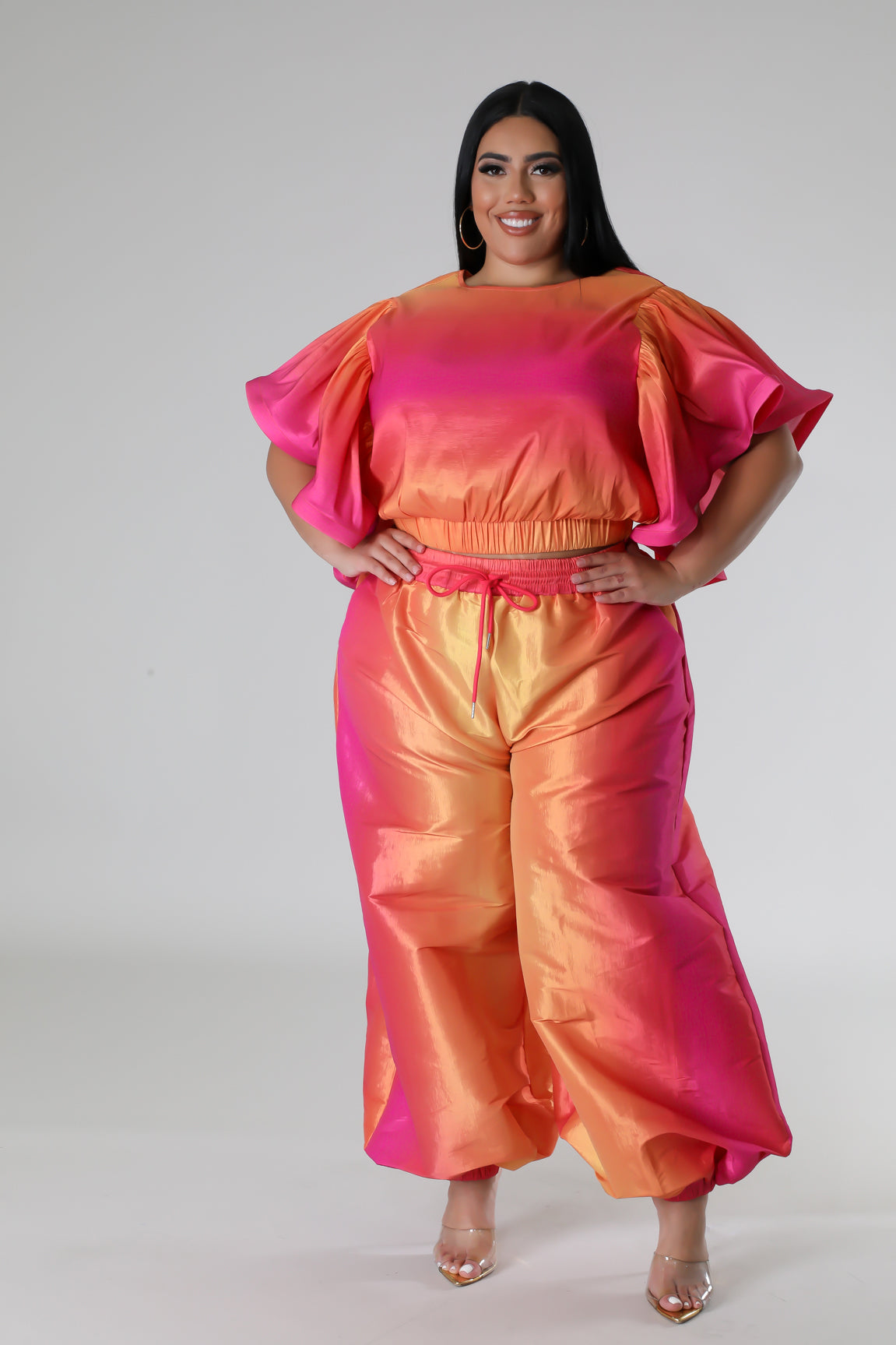 Blushing Sunbursts Pant Set