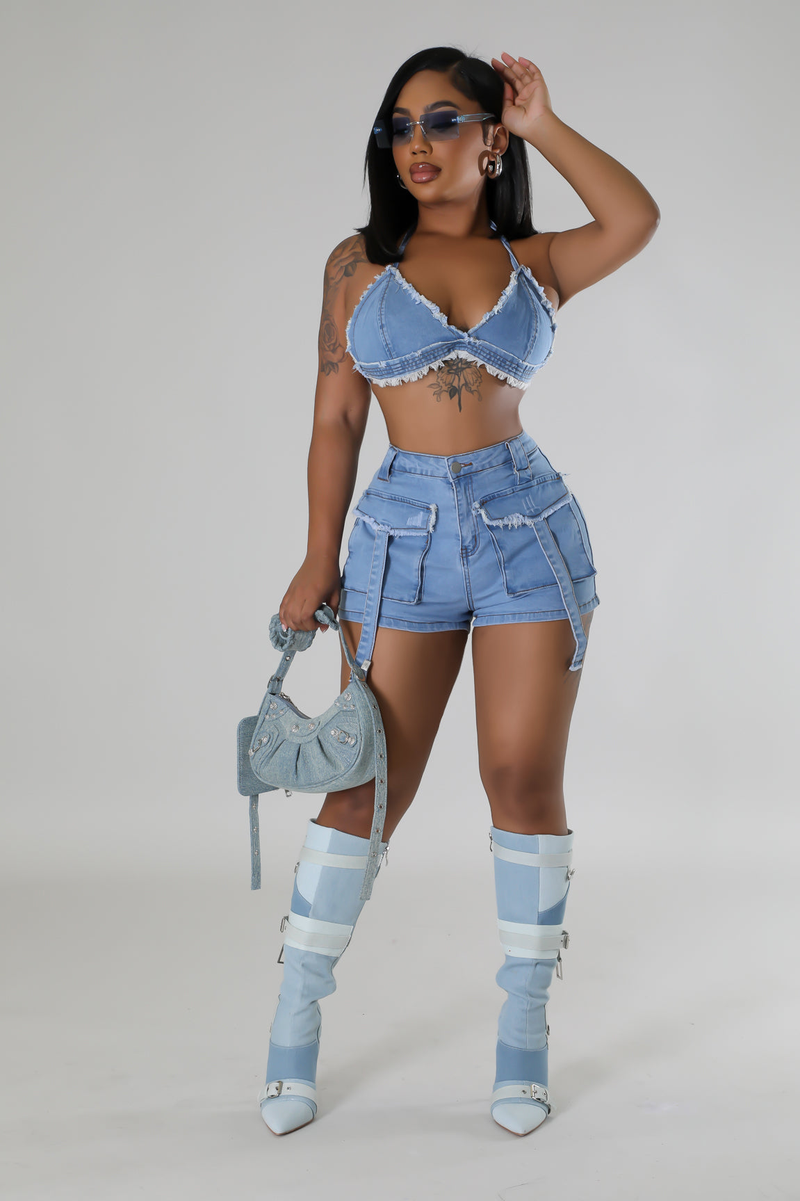 Small Victories Denim Boots