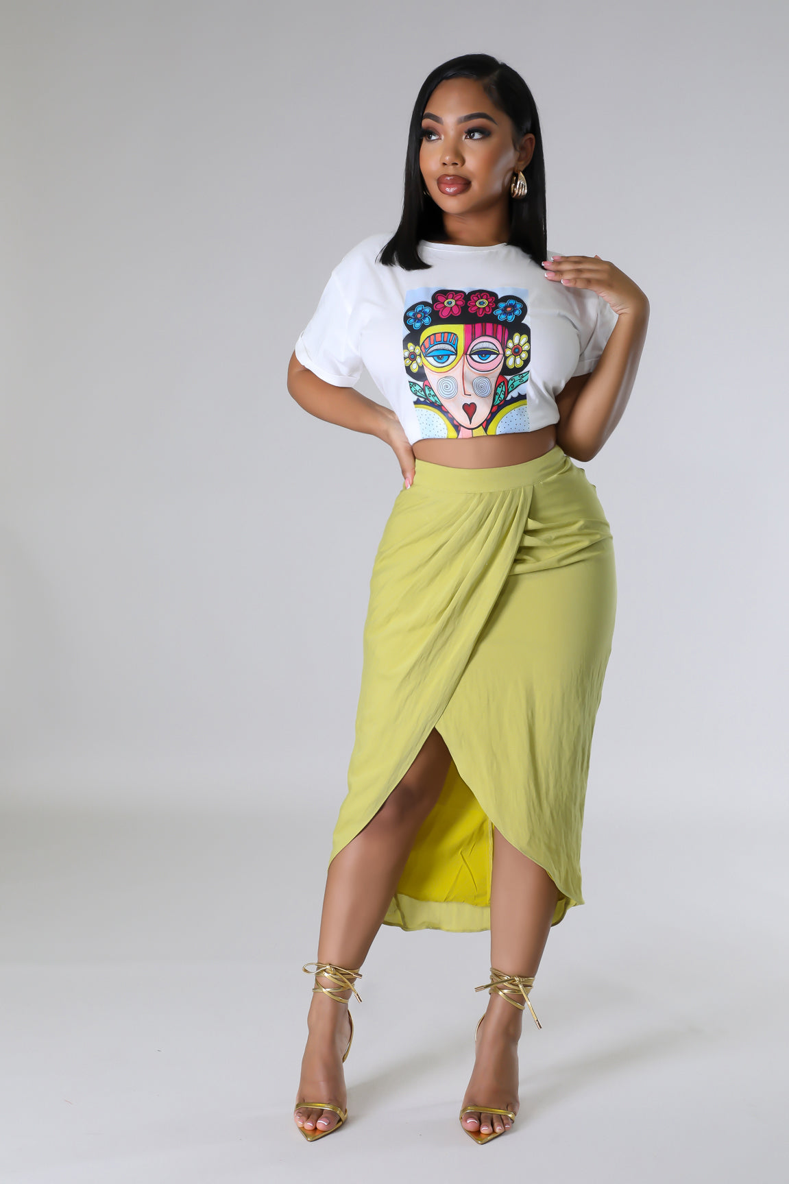 wrap maxi skirt queen