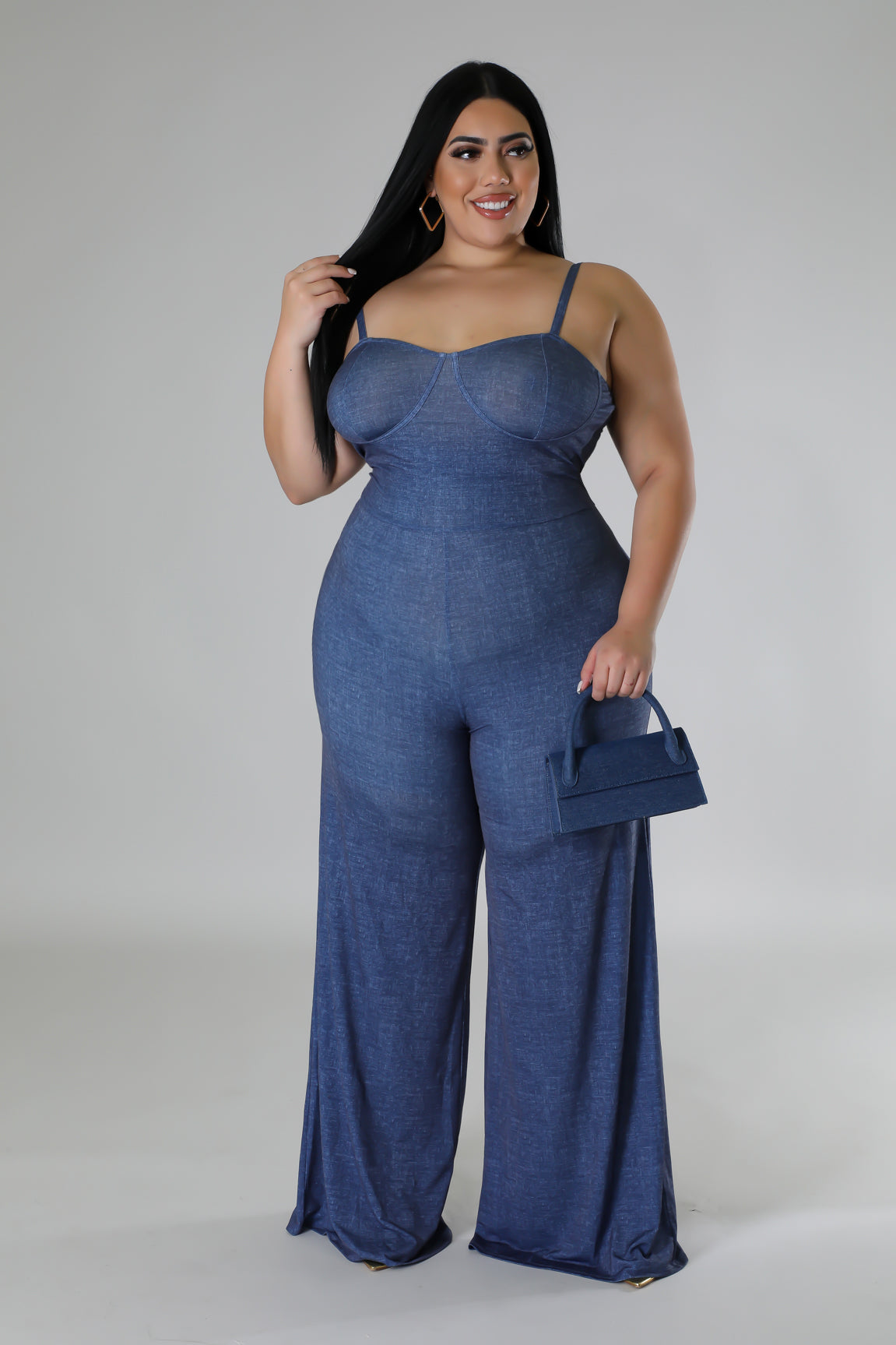 Color Solid Female Women Jumpsuits Long L~4XL Pants Playsuit Plus Size |  eBay