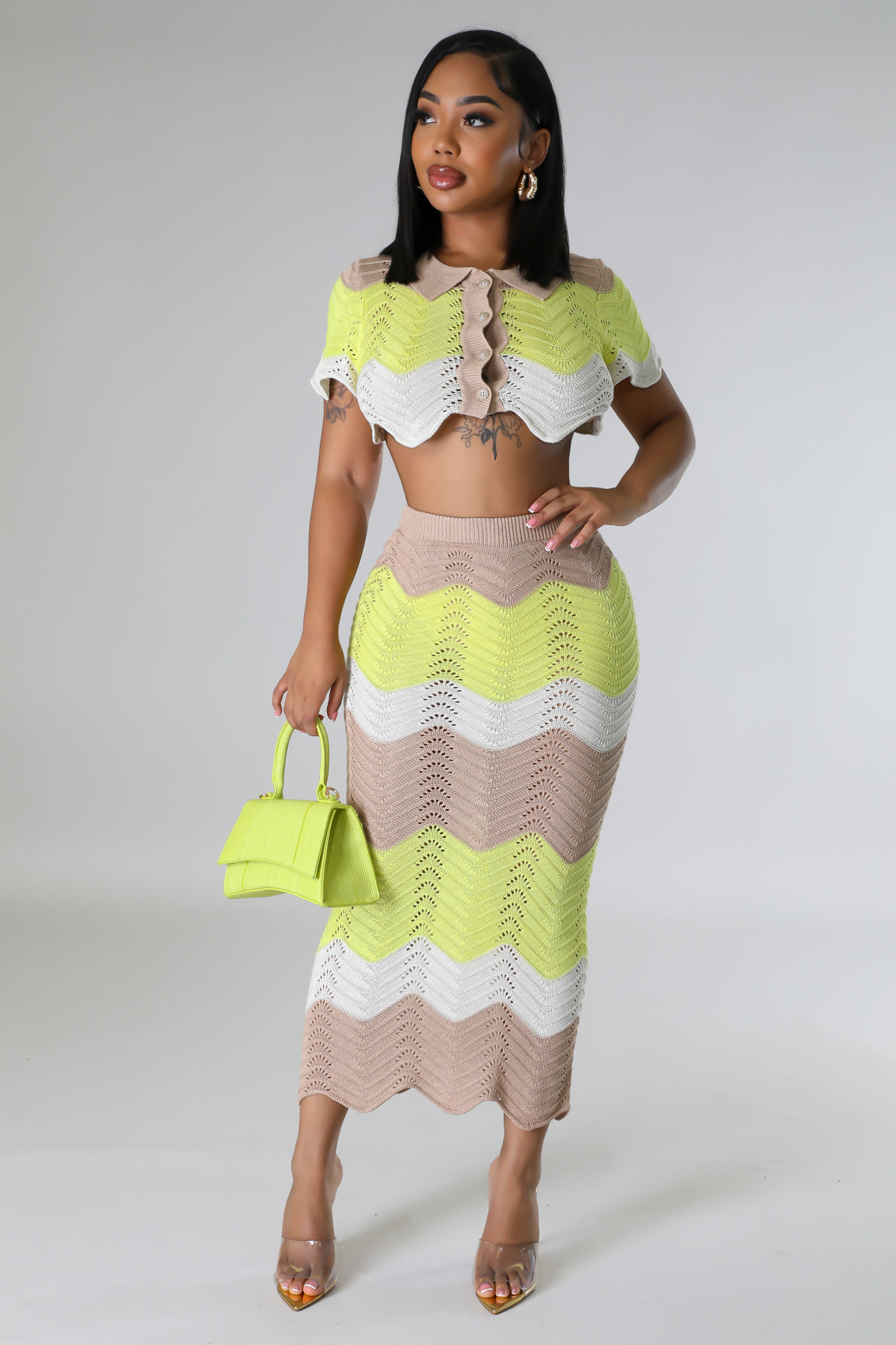 Margarita Hours Skirt Set